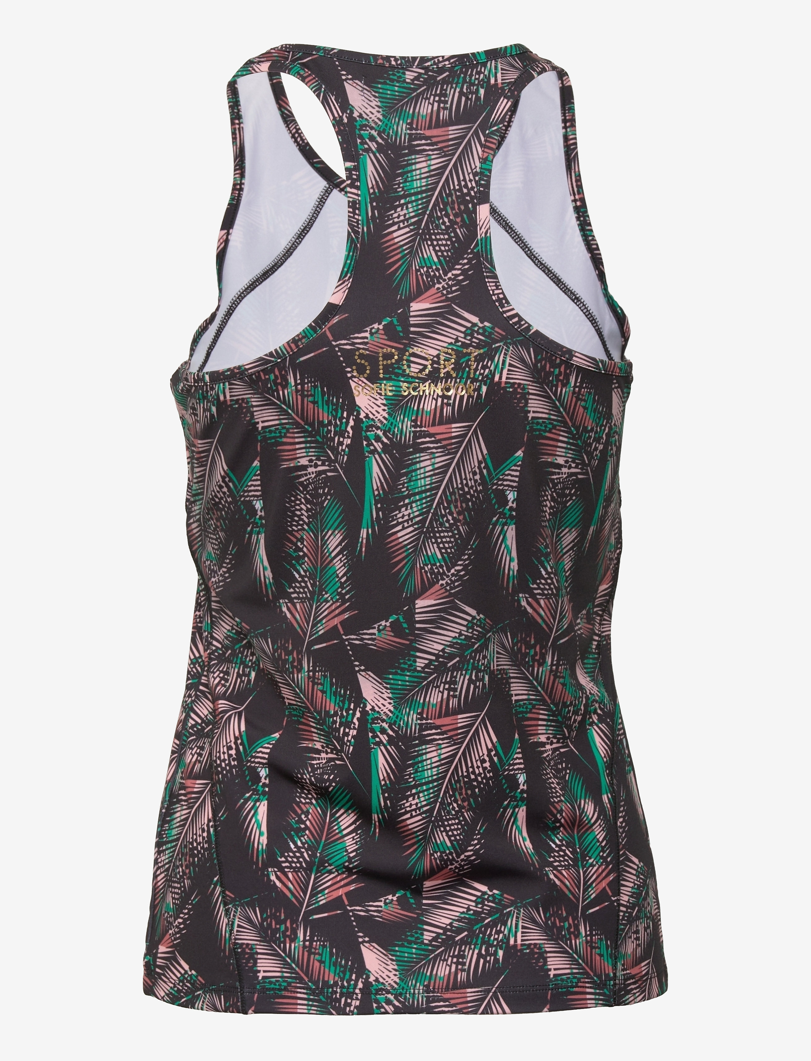 Sofie Schnoor - Top - linnen - palm print - 1