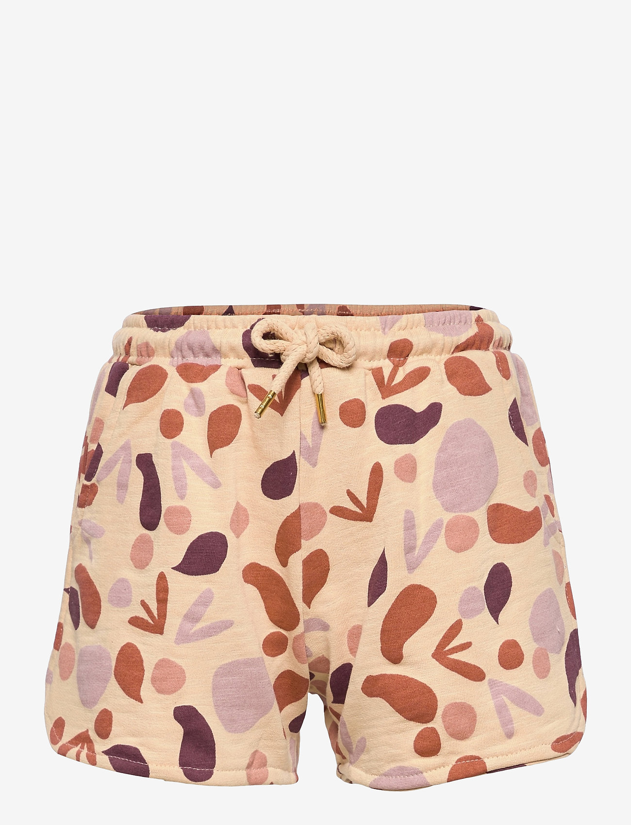 Paris Shorts - BEIGE, AOP SHAPES