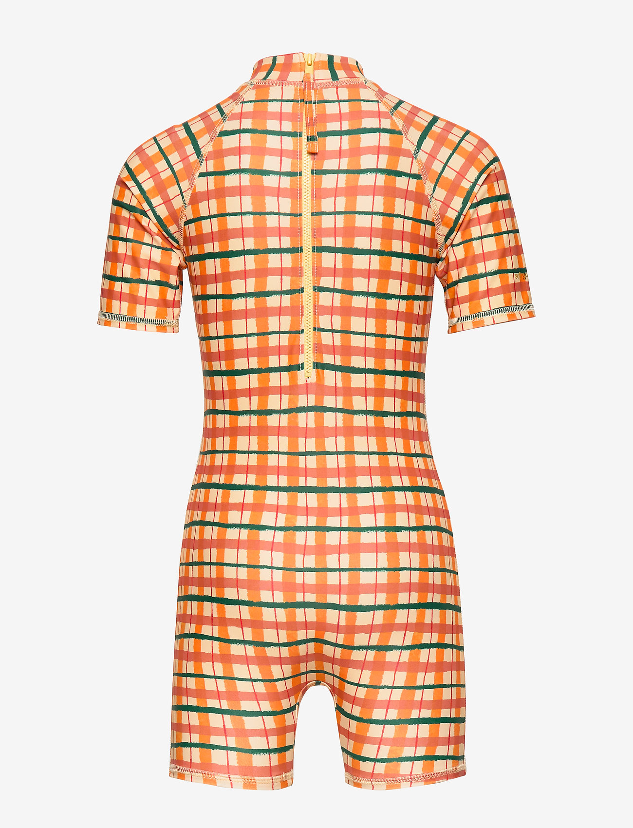 Soft Gallery - Rey Sunsuit - winter wheat, aop check - 1