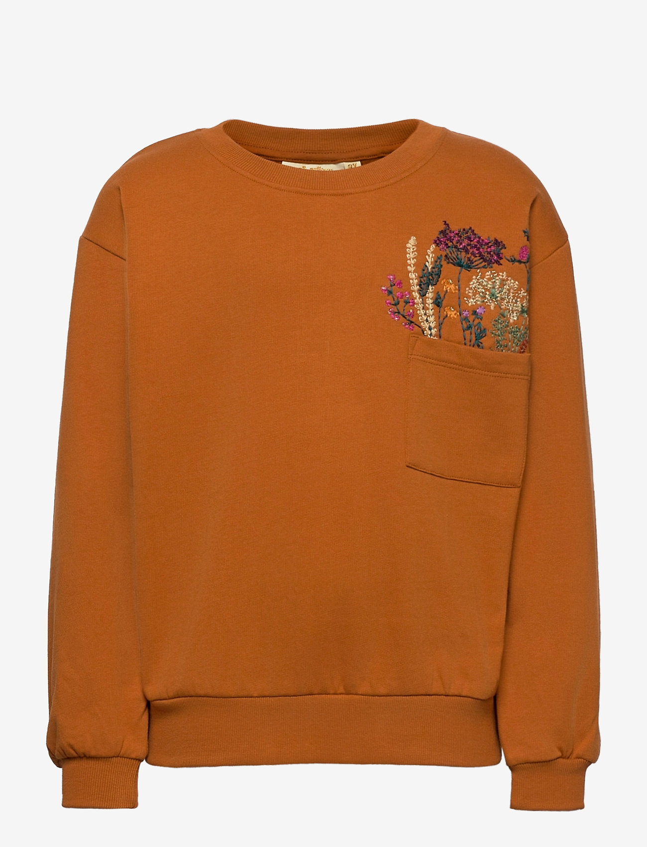 Garly Sweatshirt - PUMPKIN SPICE, BOUQUET EMB