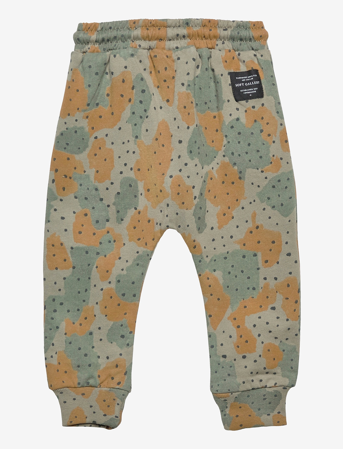 Soft Gallery - Karl Pants - vetiver, aop cameodot b - 1