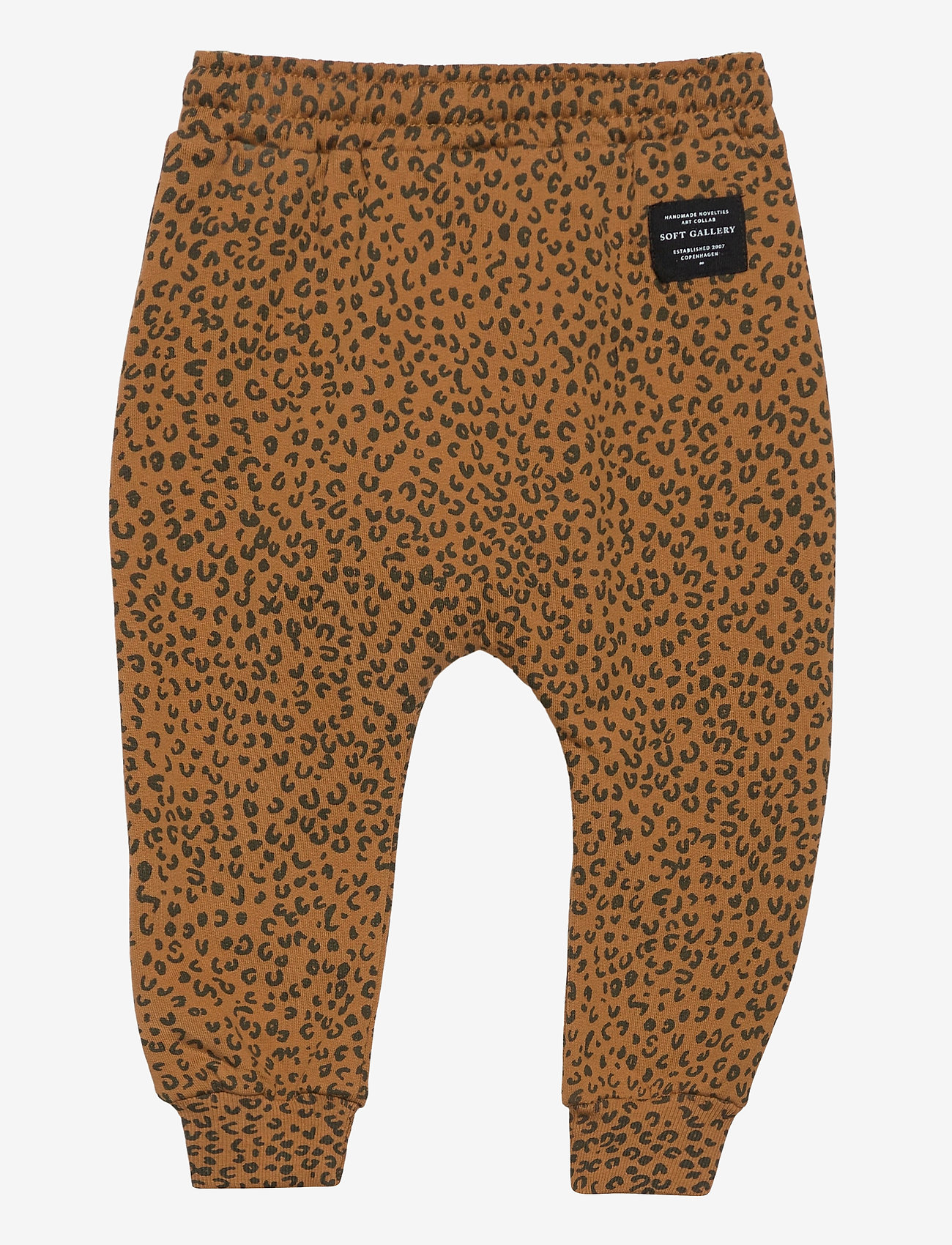 Soft Gallery - Karl Pants - golden brown, aop leospot m - 1