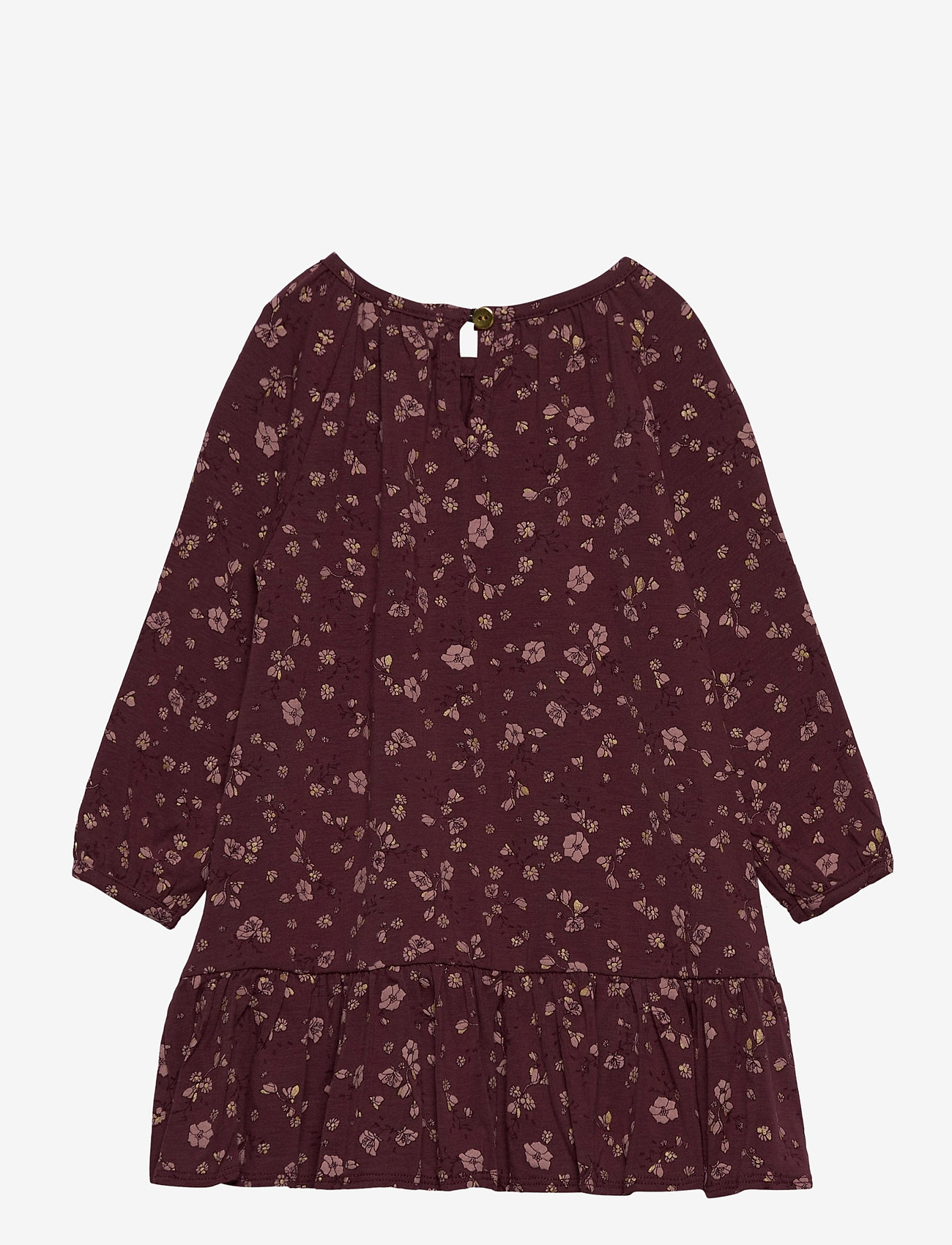 Soft Gallery - Alma Dress - oxblood red, aop flowery s - 1