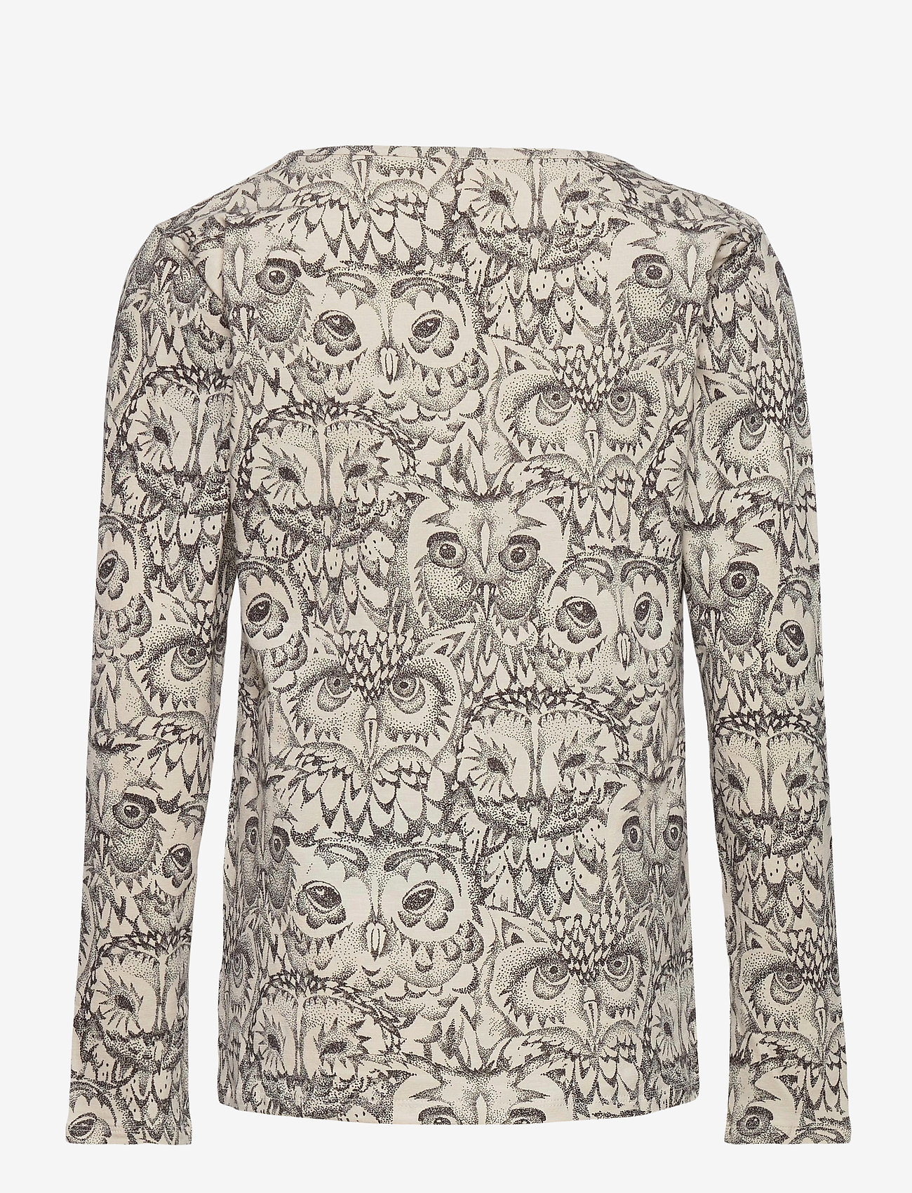 Soft Gallery - Bella T-shirt - cream, aop owl - 1