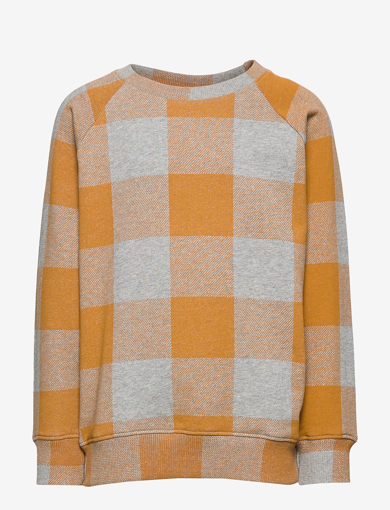 Chaz Sweatshirt - GREY MELANGE, AOP PLAID