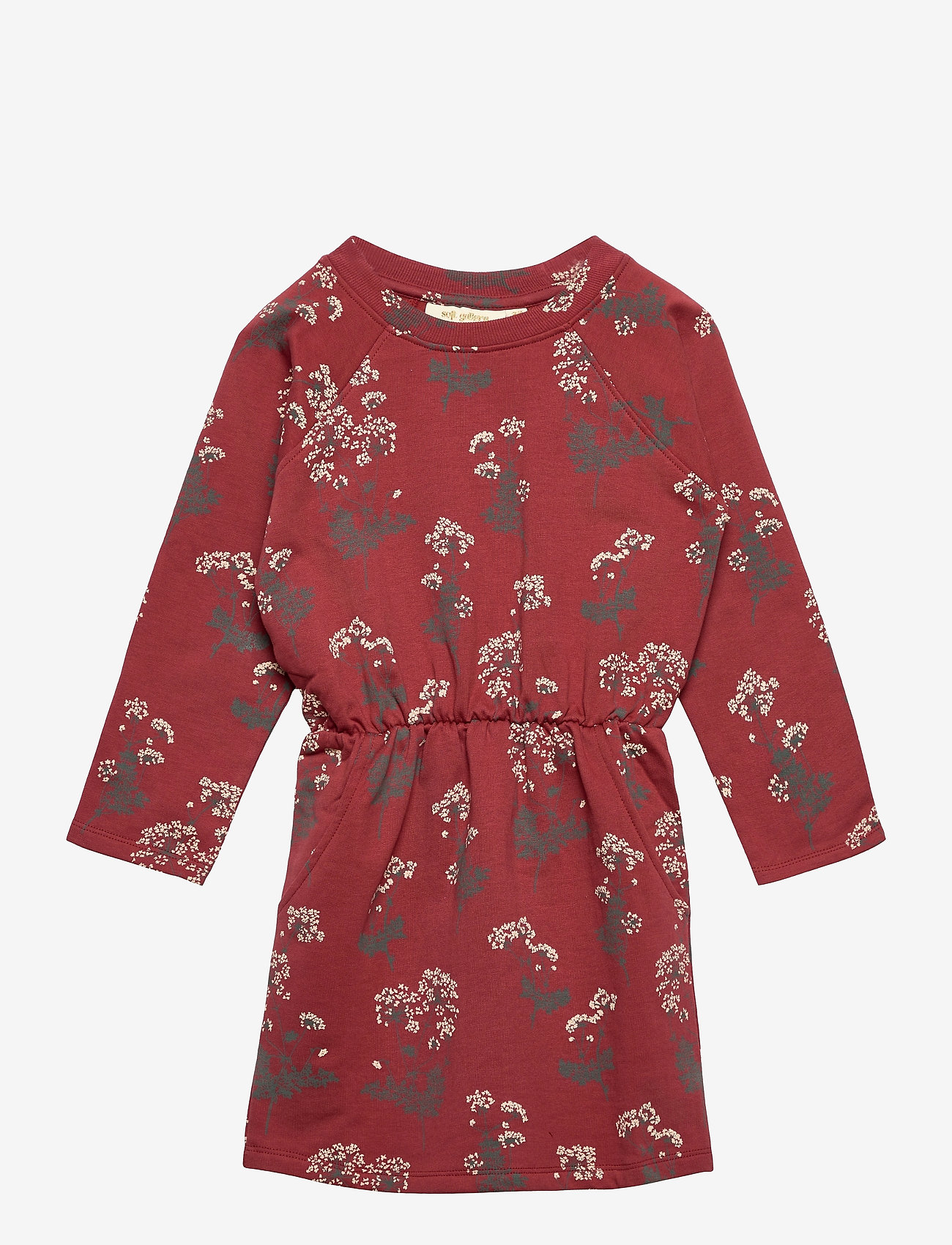 Soft Gallery - Janel Dress - red ochre, aop flourish - 0