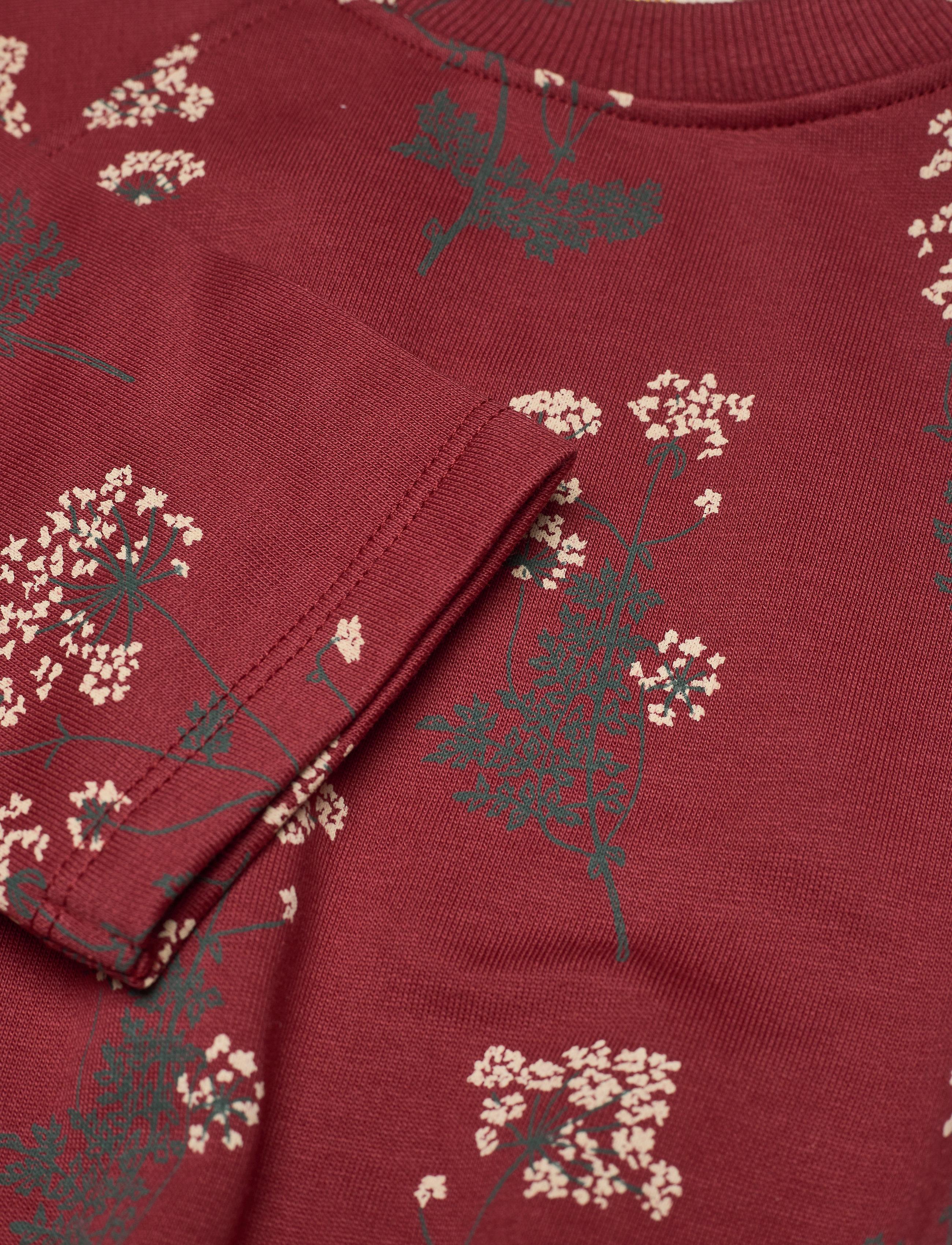 Soft Gallery - Janel Dress - red ochre, aop flourish - 2
