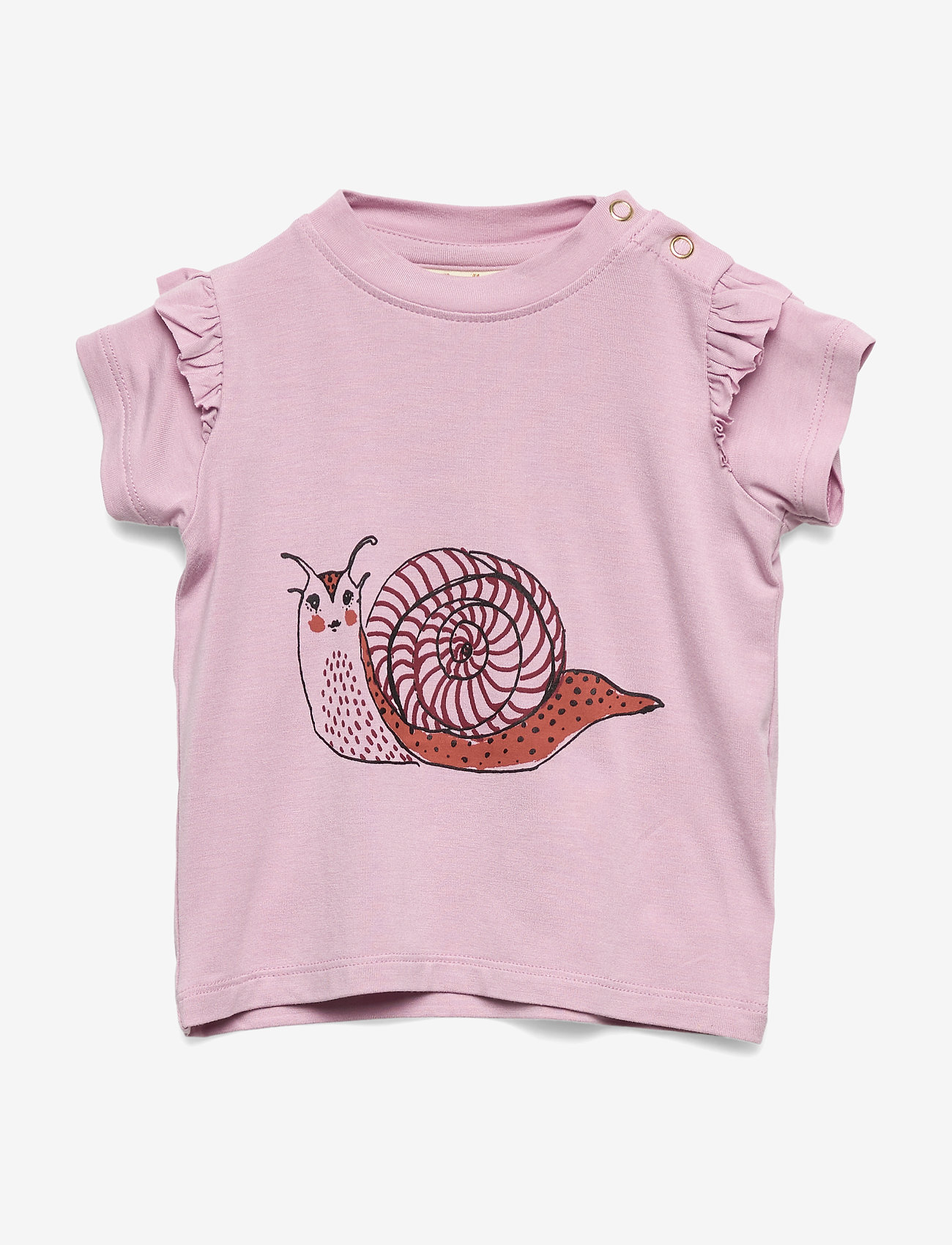 Soft Gallery - Sif T-shirt - dawn pink, snailey - 0