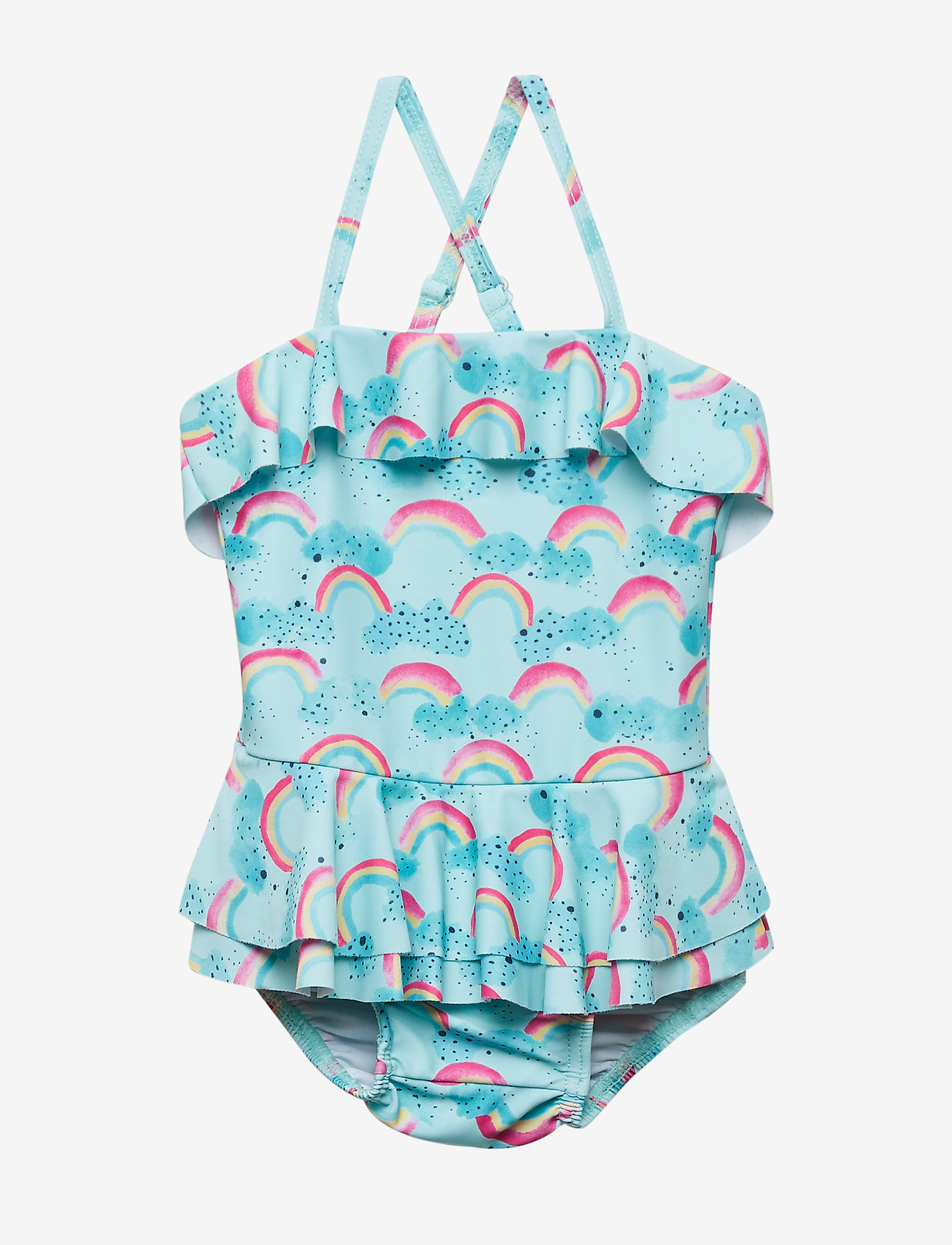 Soft Gallery - Shirley Swimsuit - blue tint, aop rainbow - 0