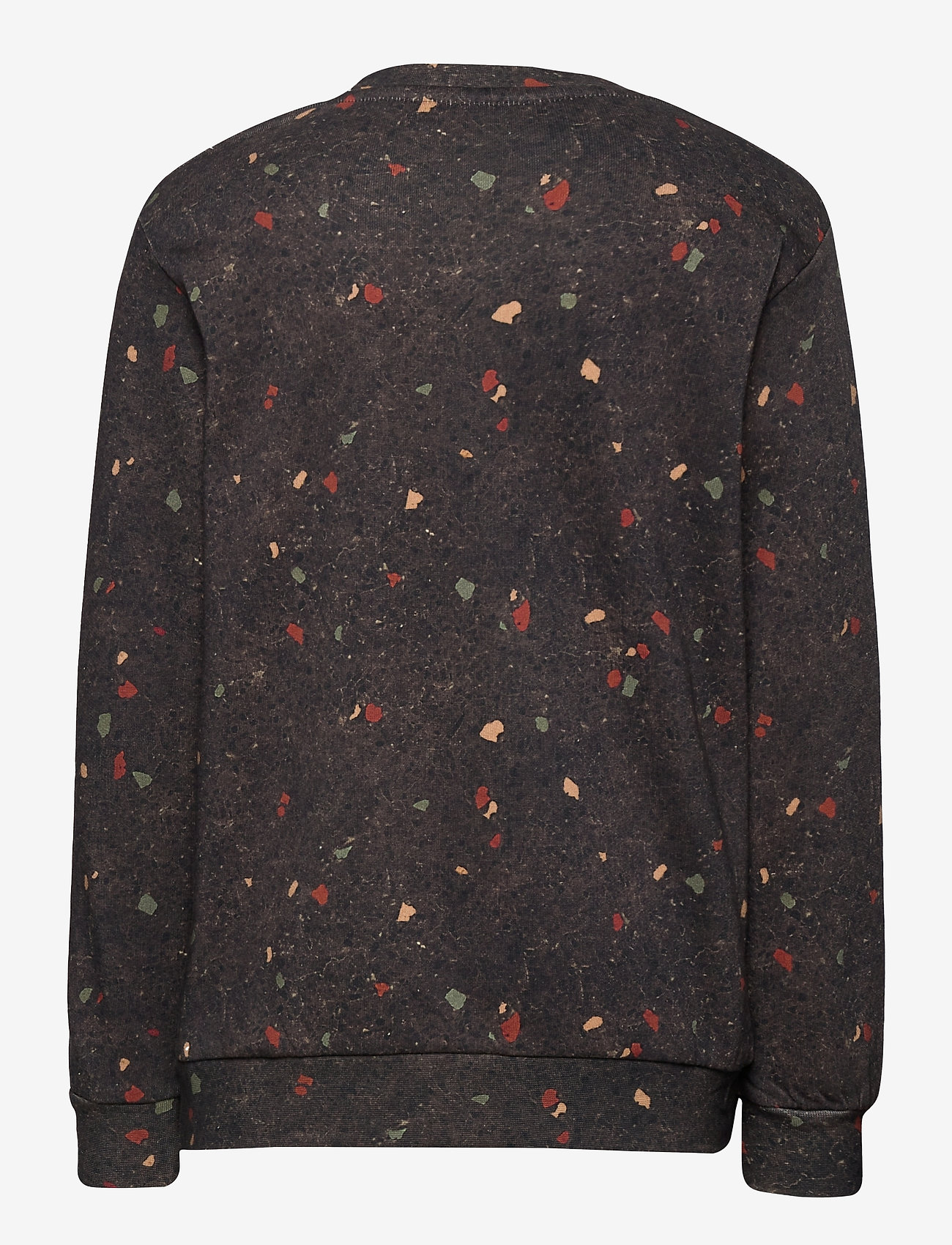 Soft Gallery - Konrad Sweatshirt - aop terazzo blk - 1