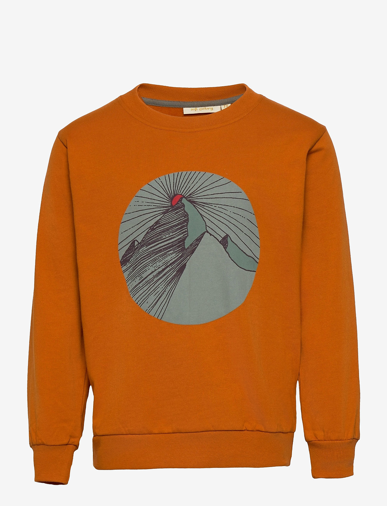 Soft Gallery - Konrad Sweatshirt - pumpkin spice, mountains - 0