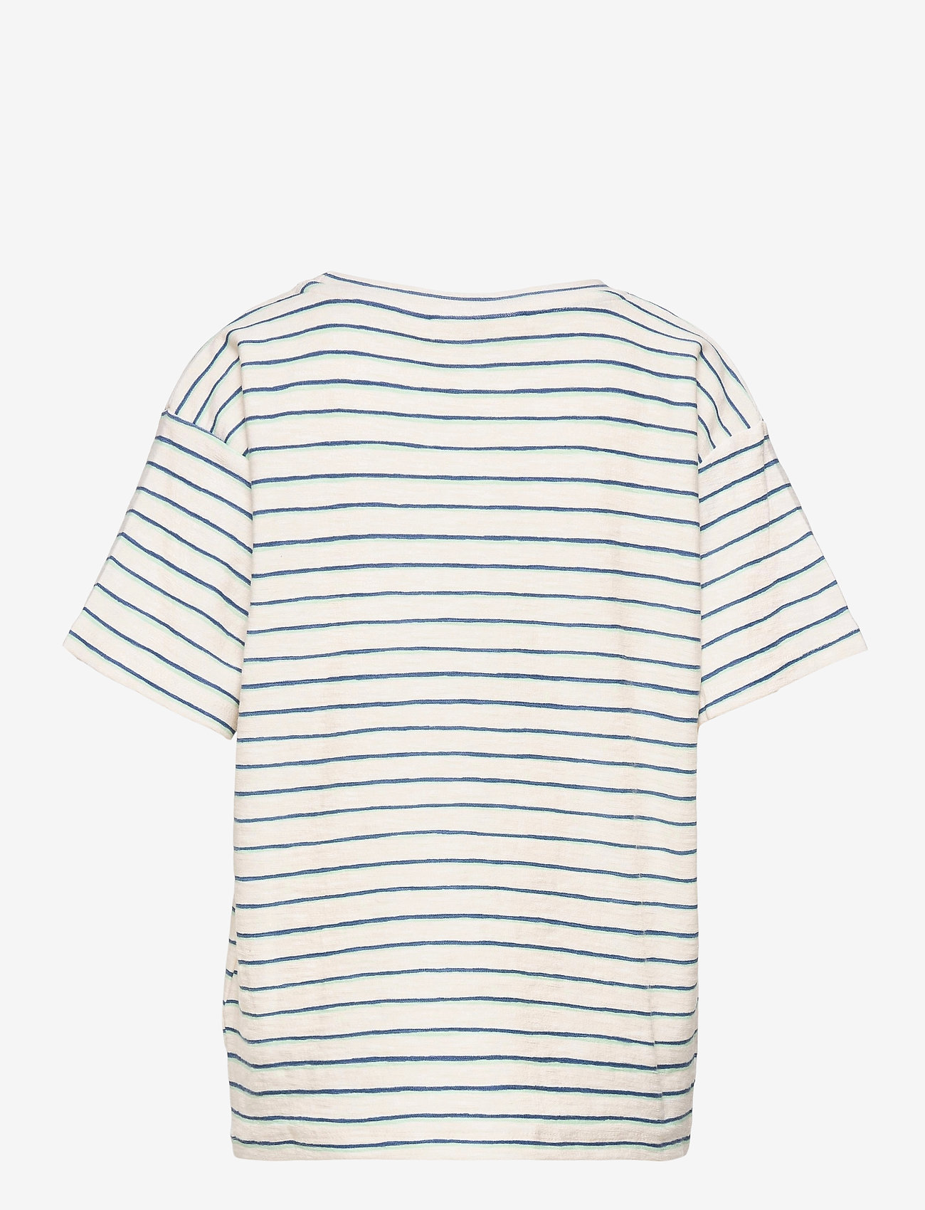 Soft Gallery - Asger T-shirt - gardenia, aop flounce - 1