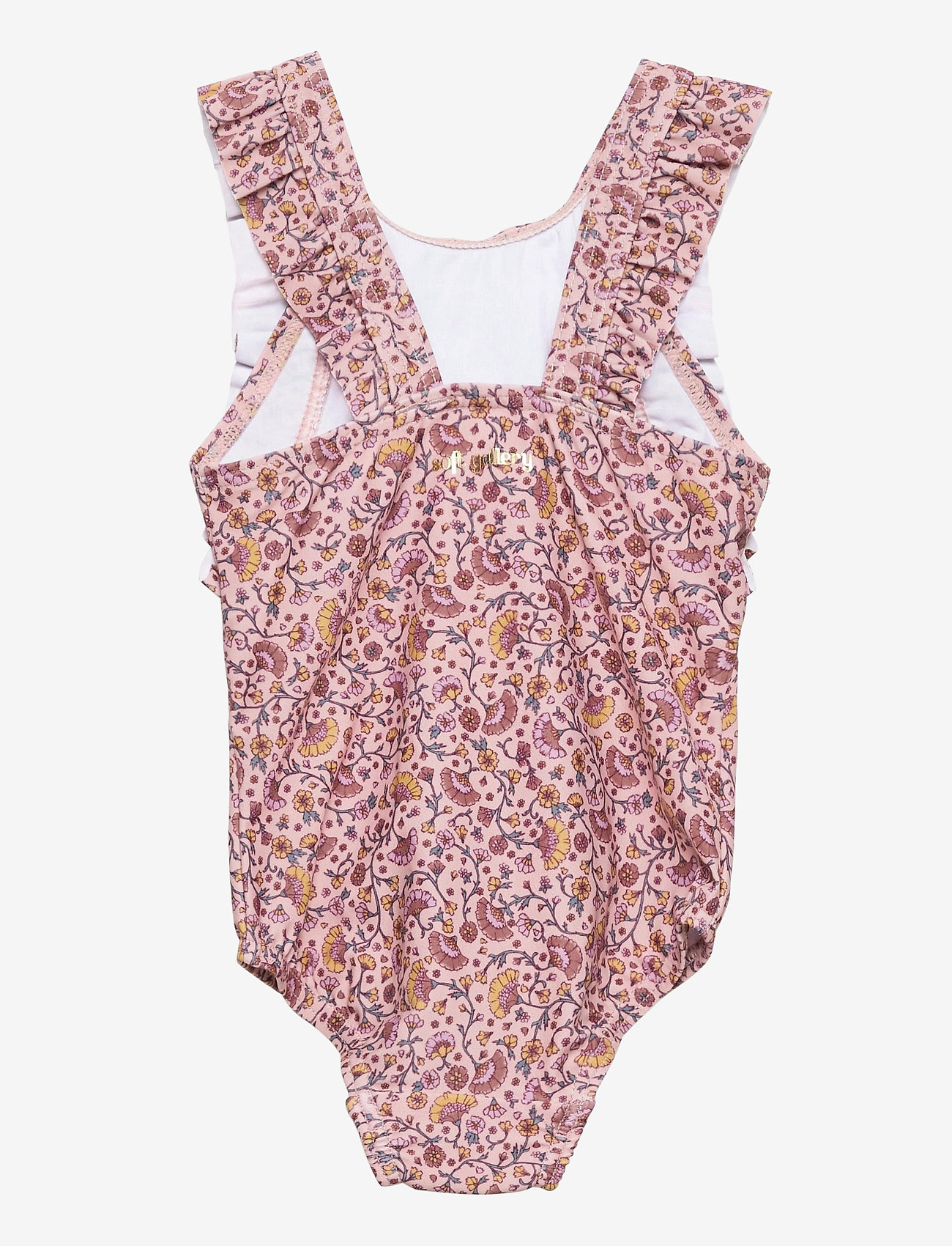 Soft Gallery - Baby Ana Swimsuit - misty rose, aop flower swim - 1