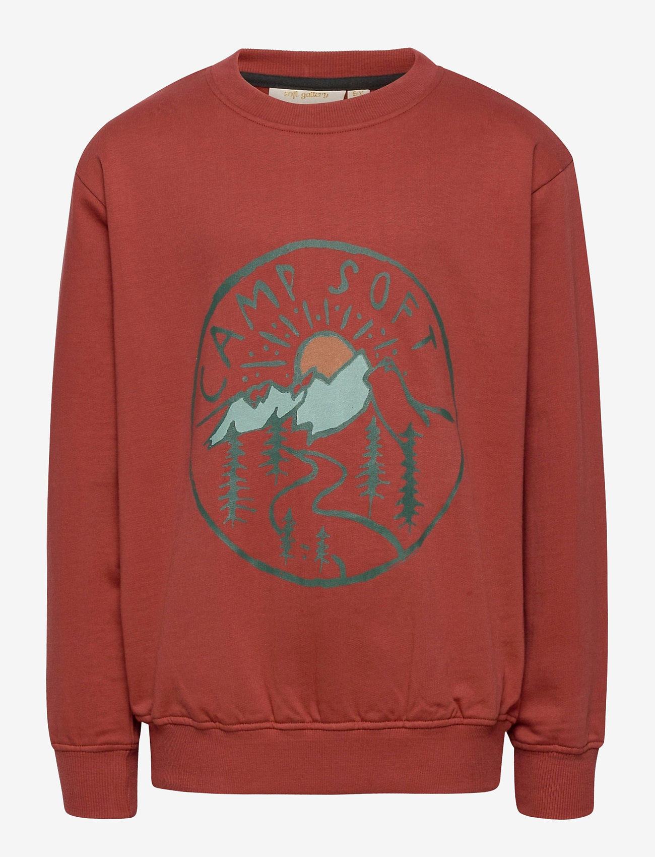 Soft Gallery - Baptiste Sweatshirt - red ochre, camp soft - 0
