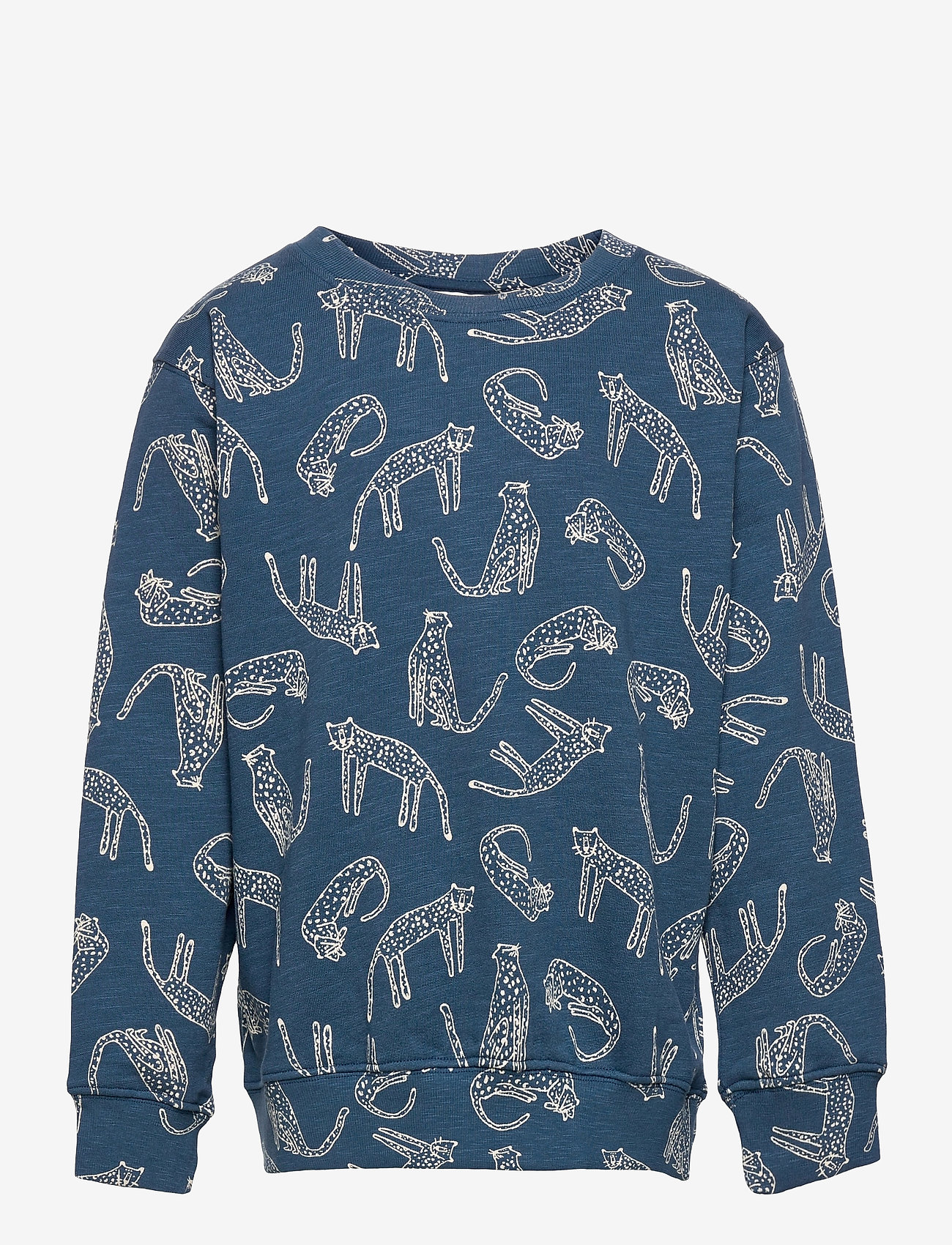 Soft Gallery - Baptiste Sweatshirt - majolica blue, aop loeline - 0
