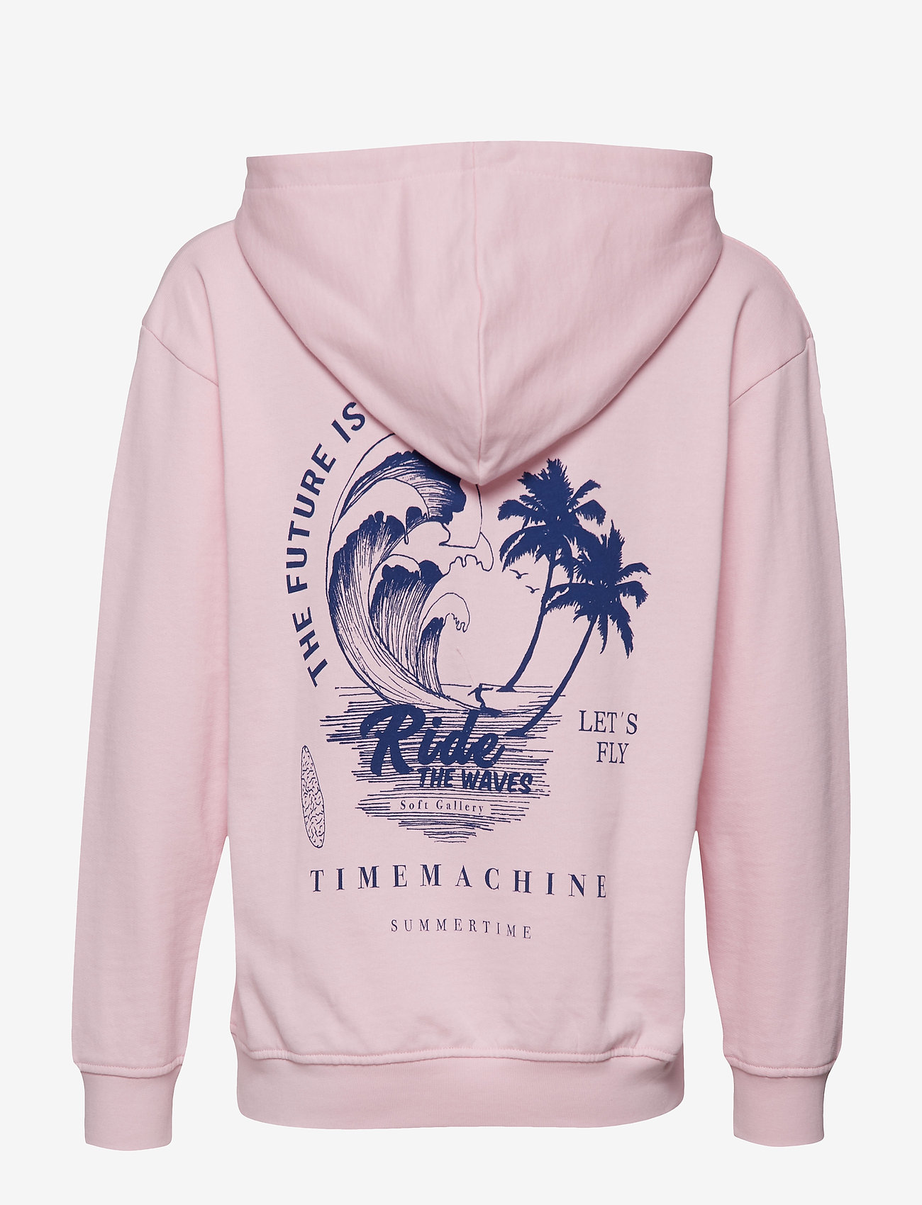 Soft Gallery - Bowie Hoodie - parfait pink, waverider - 1