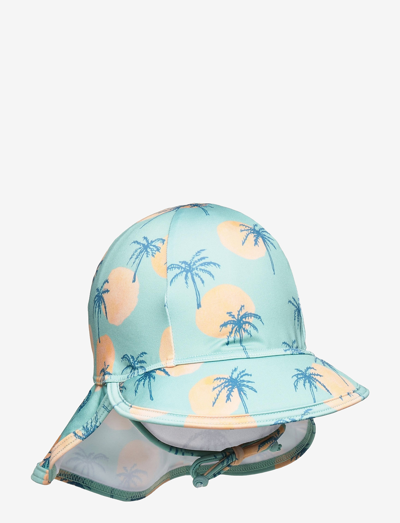 Soft Gallery - Alex Sun Hat - granite green, aop tropical - 0
