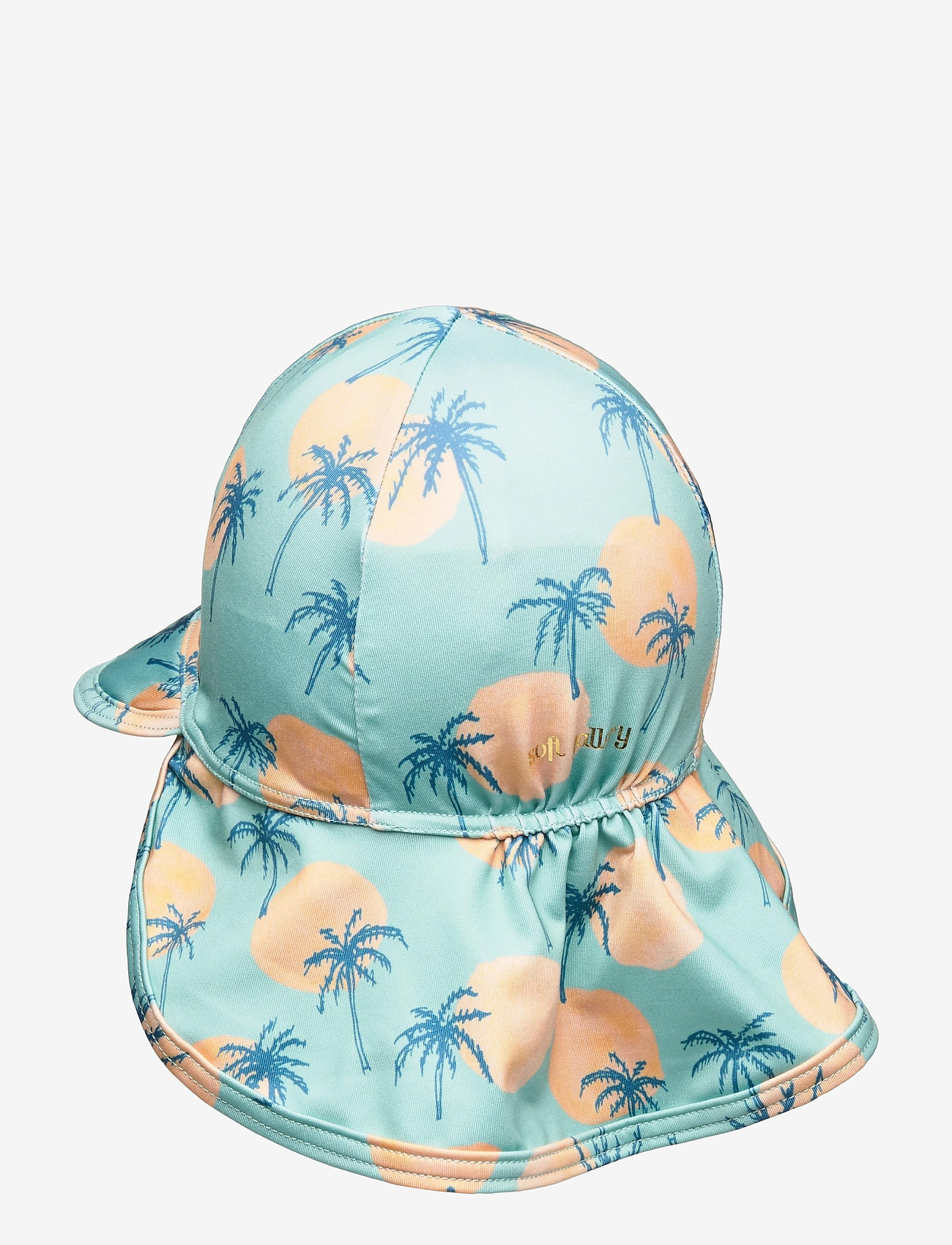 Soft Gallery - Alex Sun Hat - granite green, aop tropical - 1