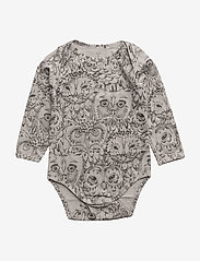 Soft Gallery - SGBob Body - NOOS - long-sleeved - drizzle, aop owl - 0