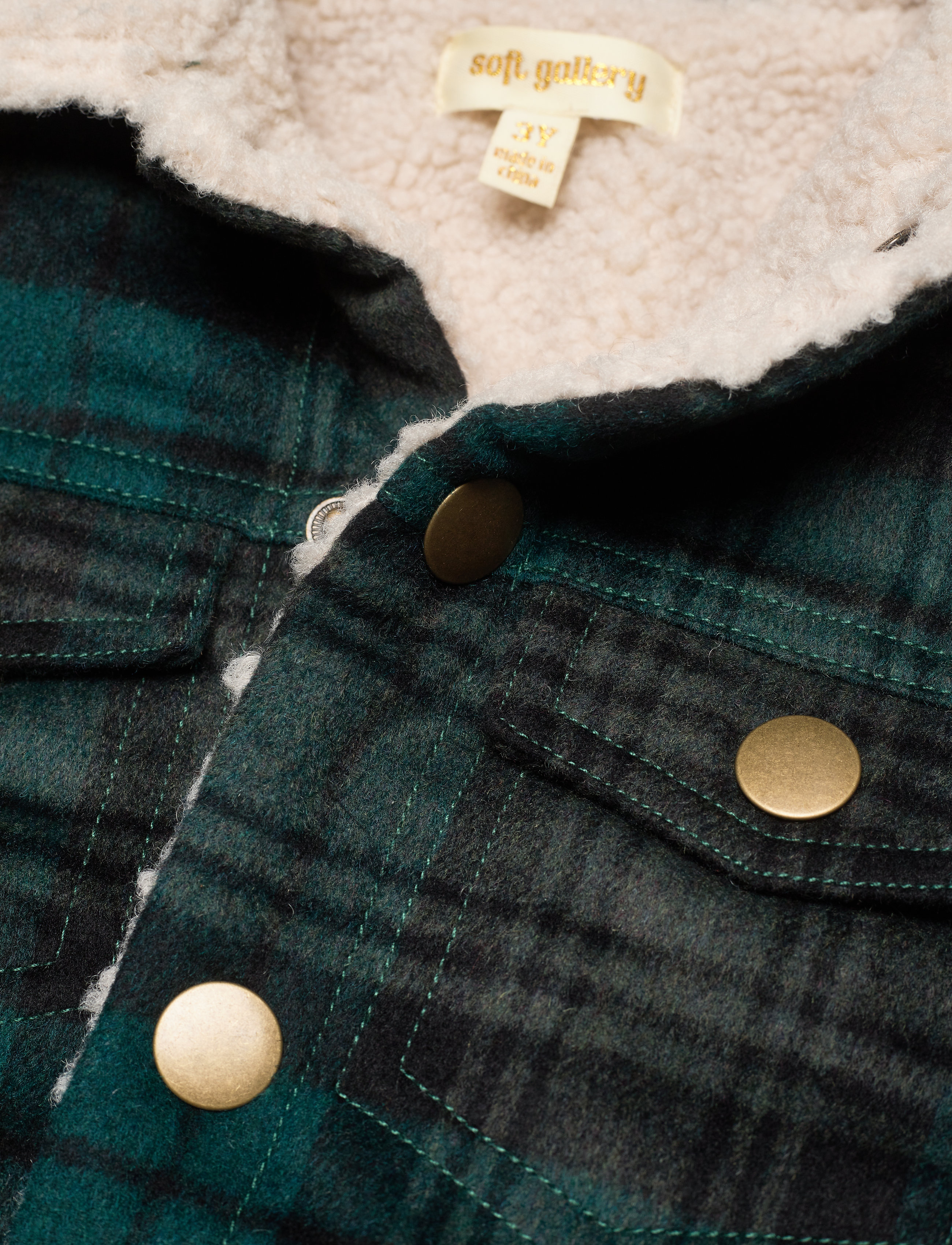 Soft Gallery - Bayou Jacket - forrest check - 2