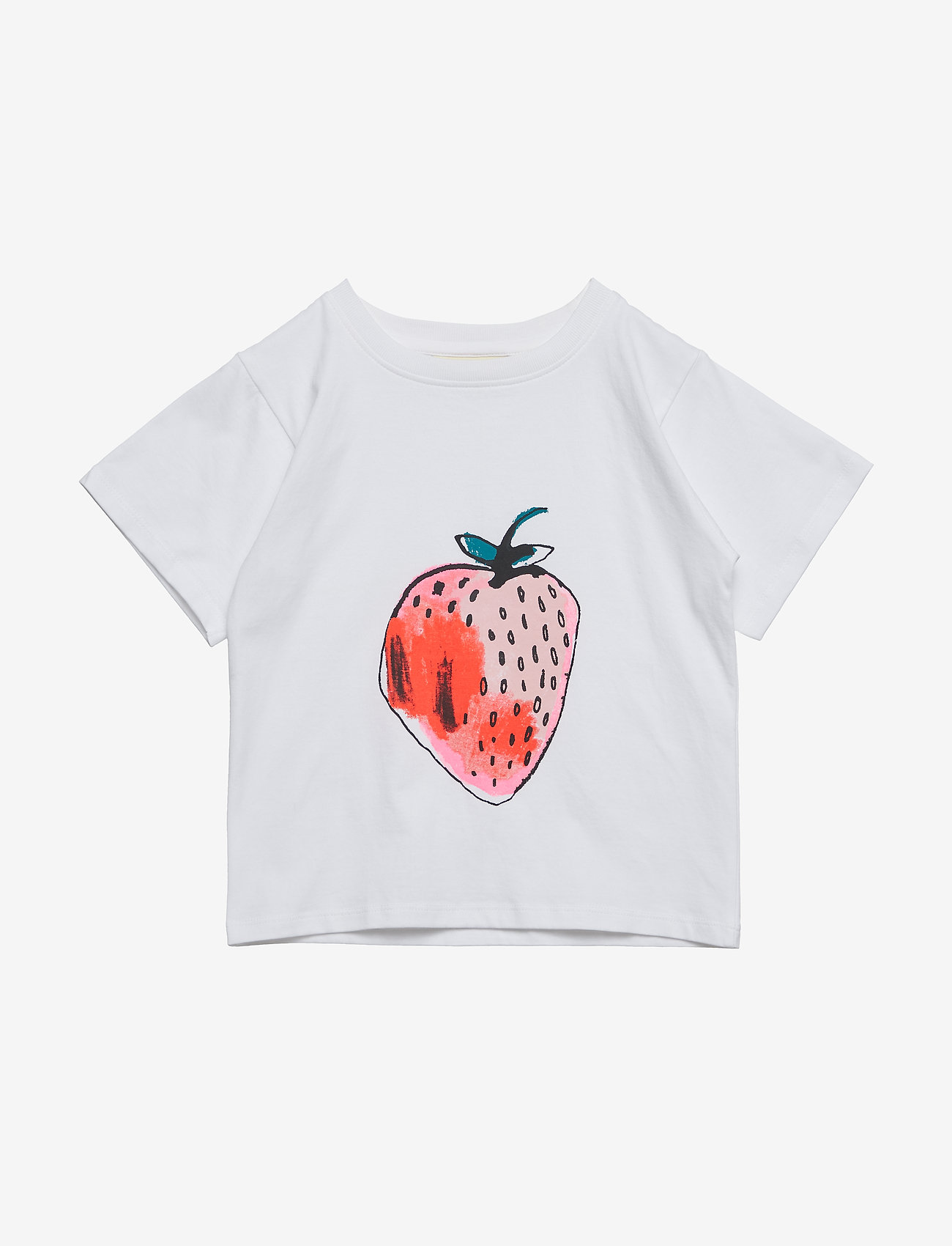 Soft Gallery - Dominique T-shirt - white, fraise - 0