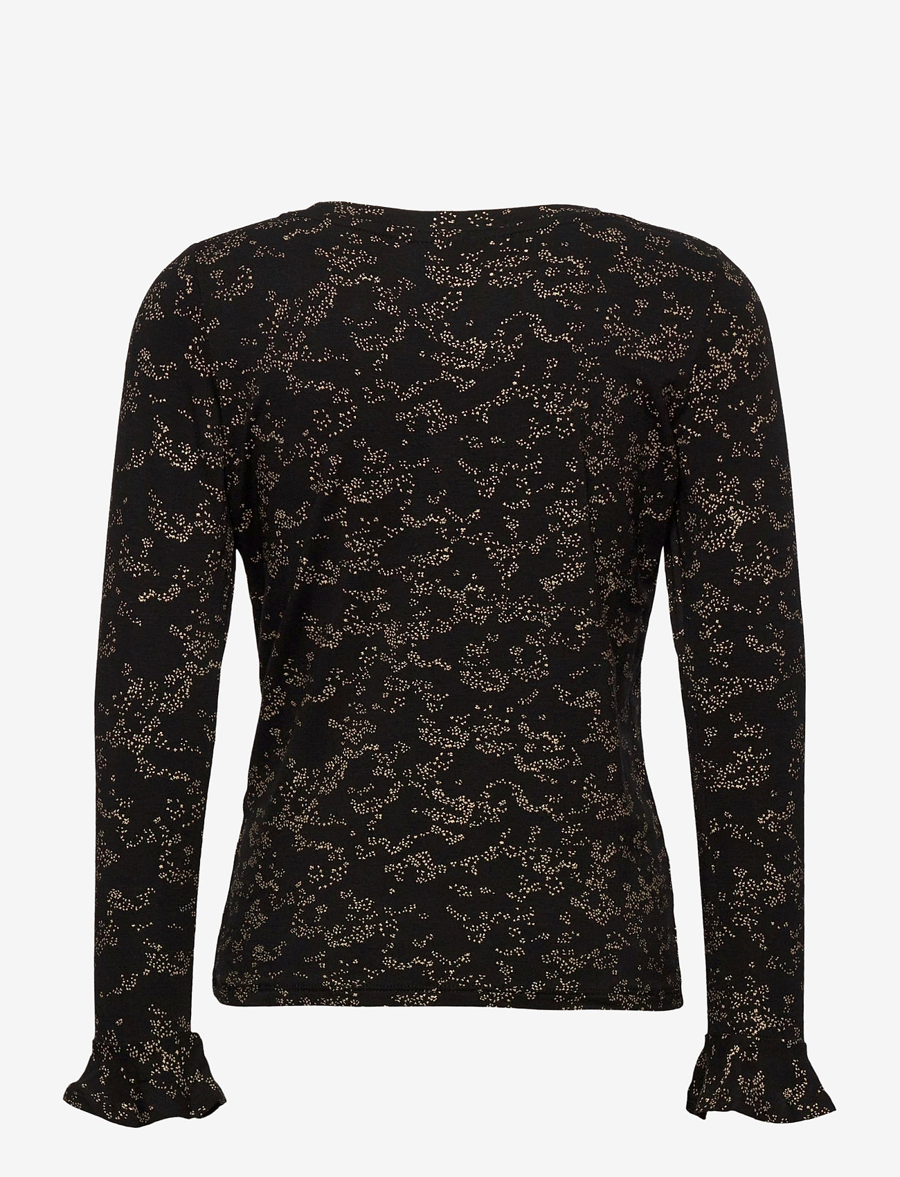 Soft Gallery - Elia T-shirt - jet black, aop flowerdust - 1