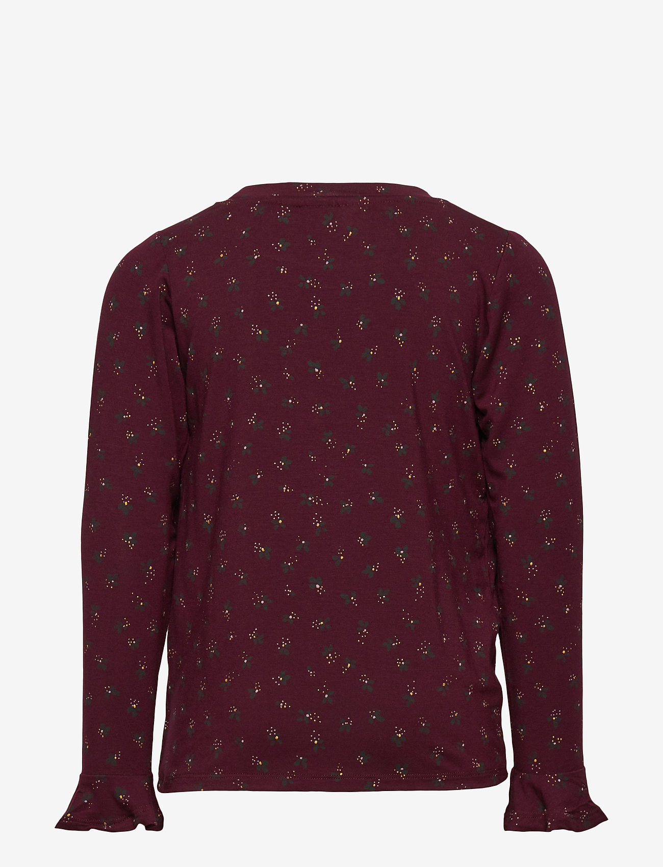 Soft Gallery - Elia T-shirt - fig, aop petals mini - 1