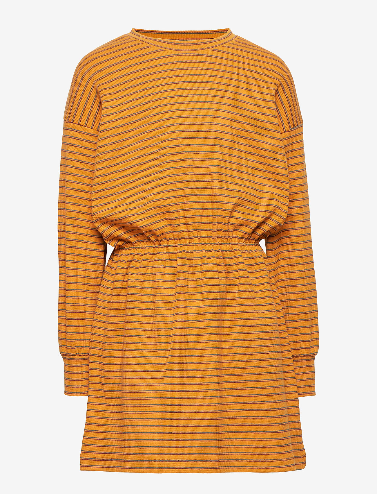 Soft Gallery - Emilia Dress - inca gold, aop double ribbon - 0