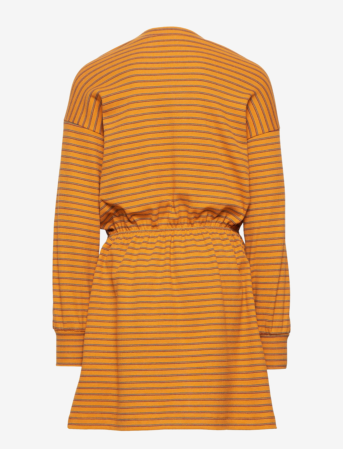 Soft Gallery - Emilia Dress - inca gold, aop double ribbon - 1