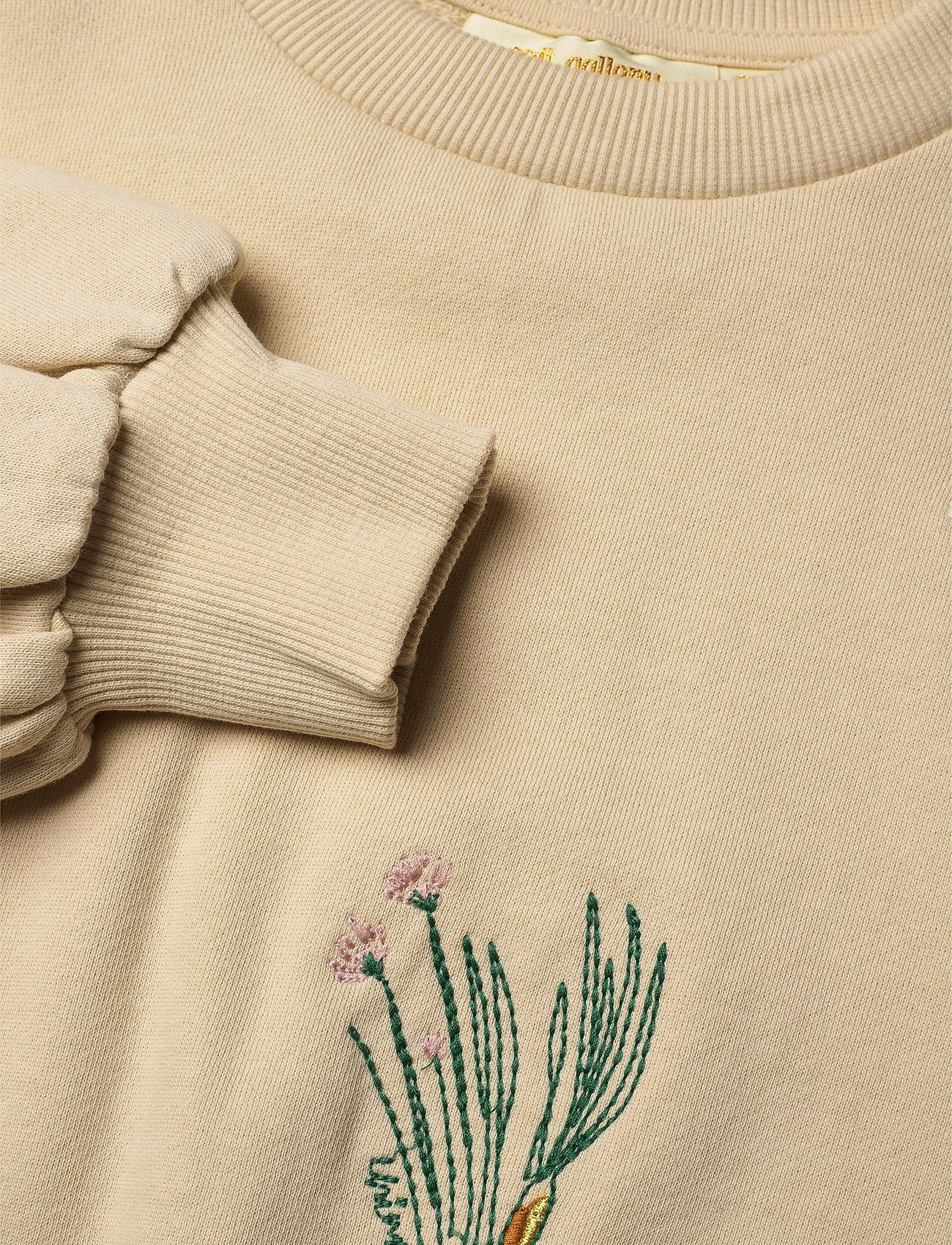 Soft Gallery - Elvira Sweatshirt - seedpearl, herbs emb - 2