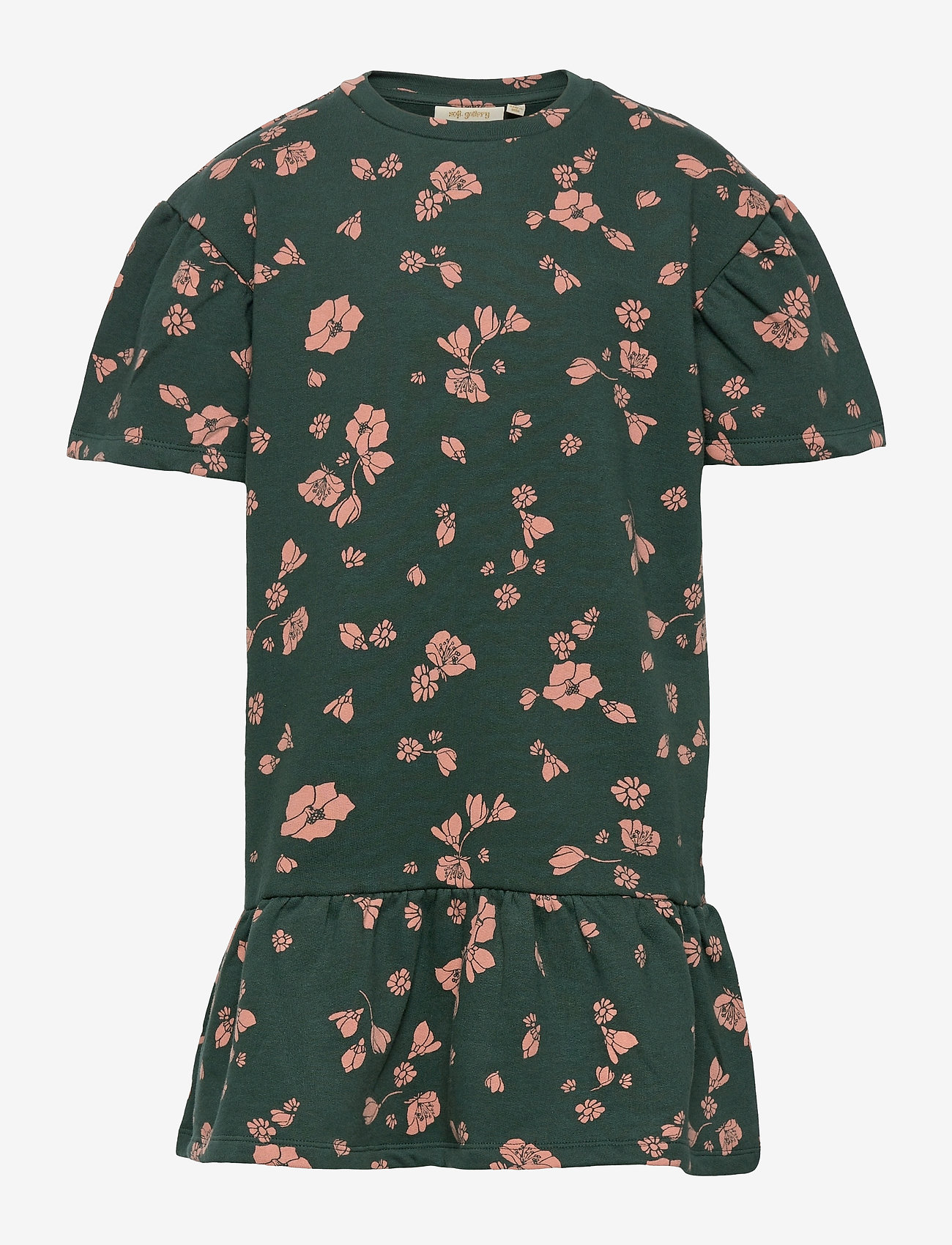 Soft Gallery - Elodie Dress - pine grove, aop flowery - 0