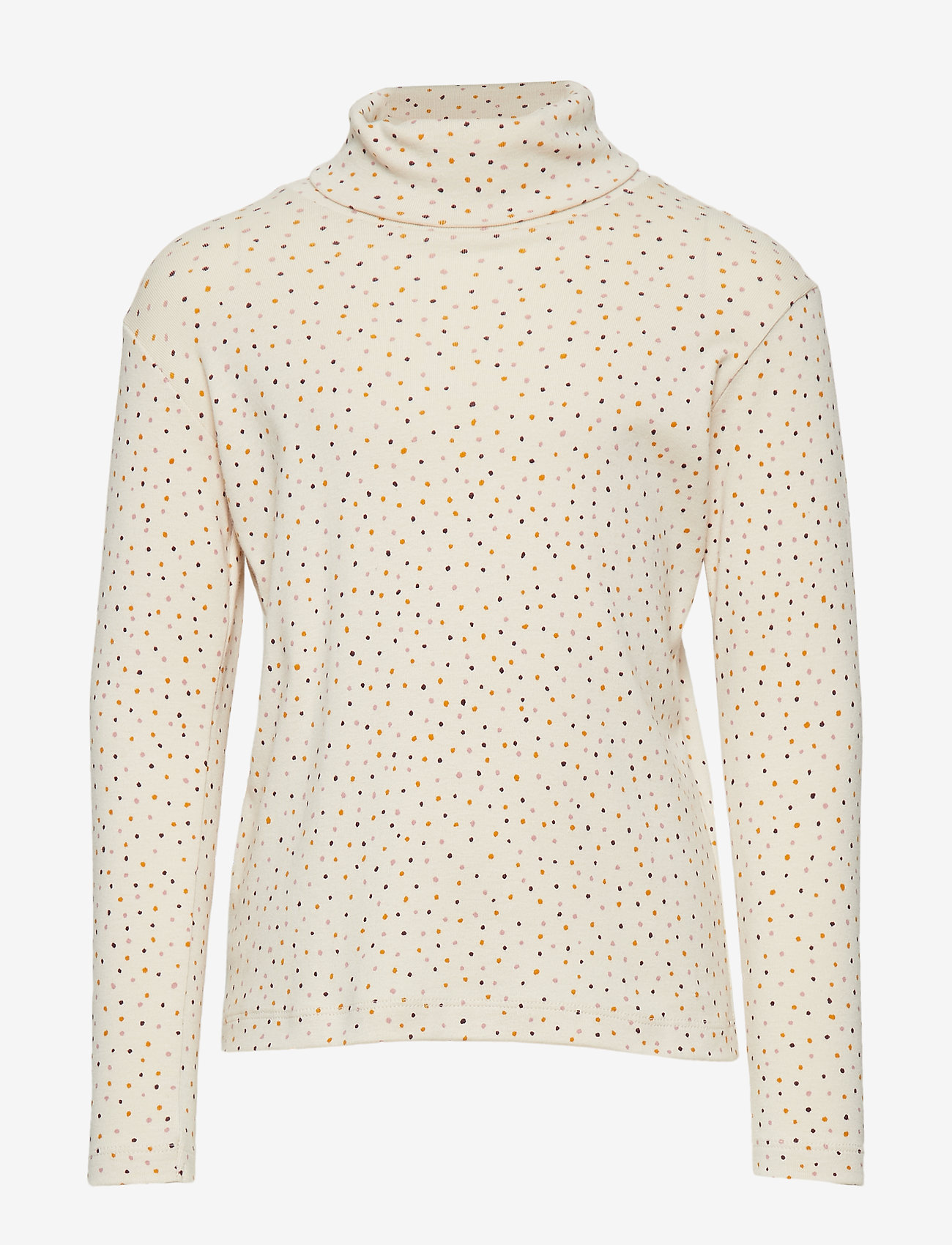 Soft Gallery - Ena Turtleneck - tapioca, aop trio dotties - 0