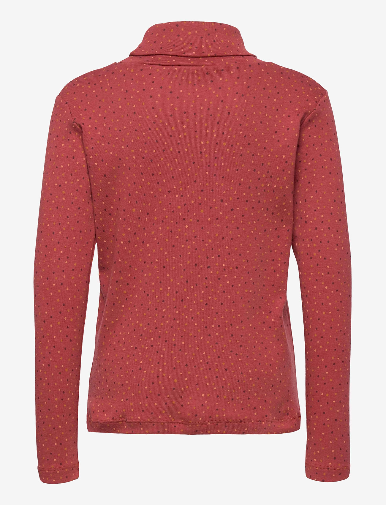 Soft Gallery - Ena Top - barn red, aop trio dotties - 1