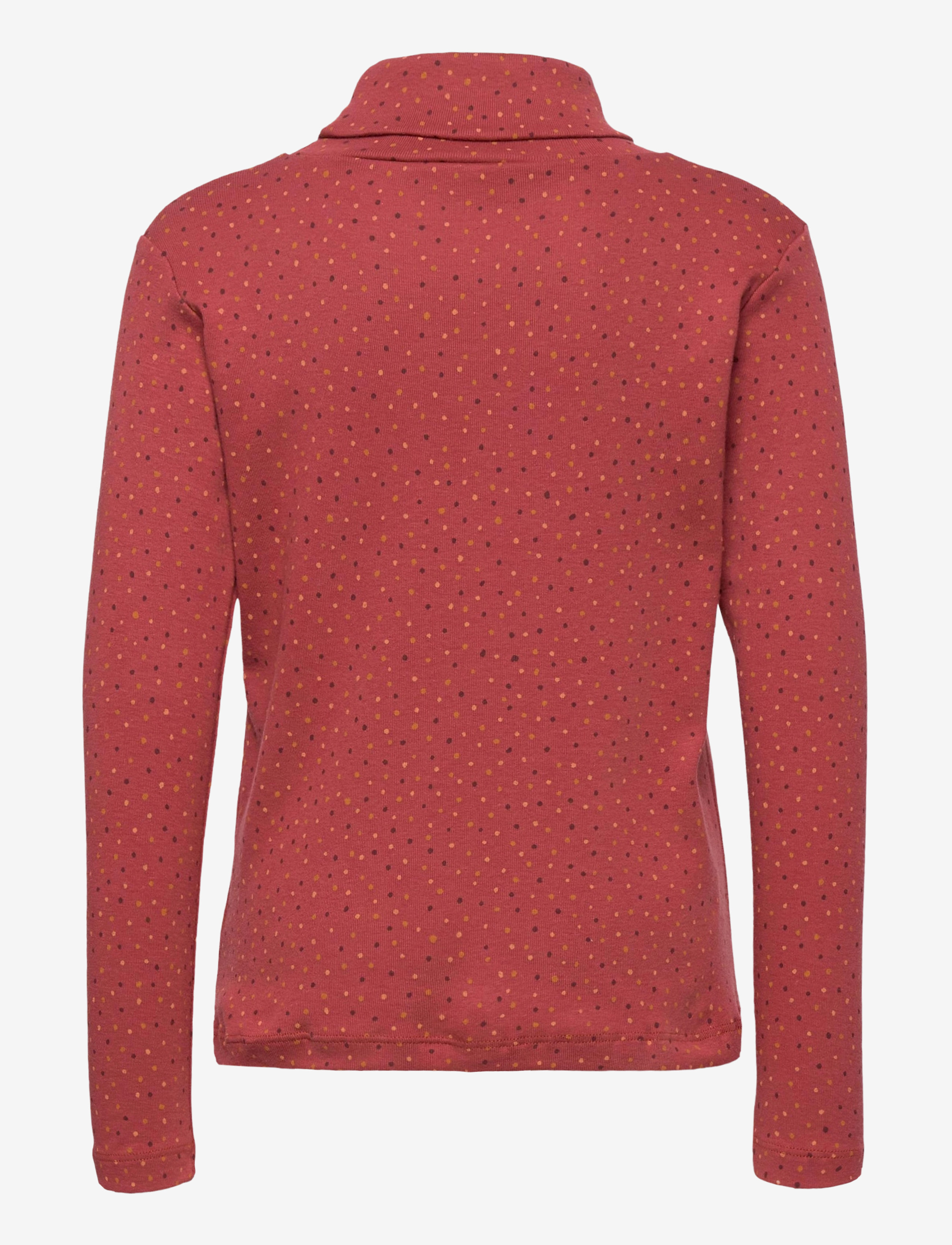 Soft Gallery - Ena Top - barn red, aop trio dotties - 1