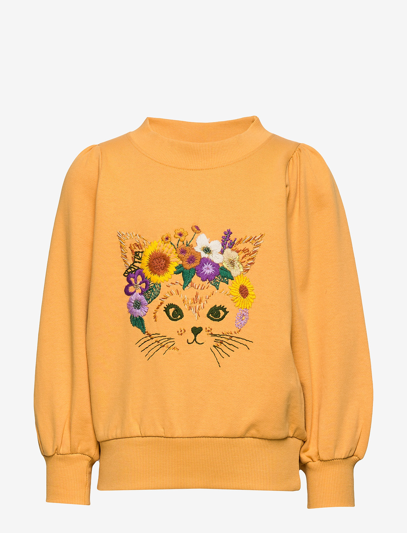 Era Sweatshirt - GOLDEN APRICOT, FLOWERCAT EMB