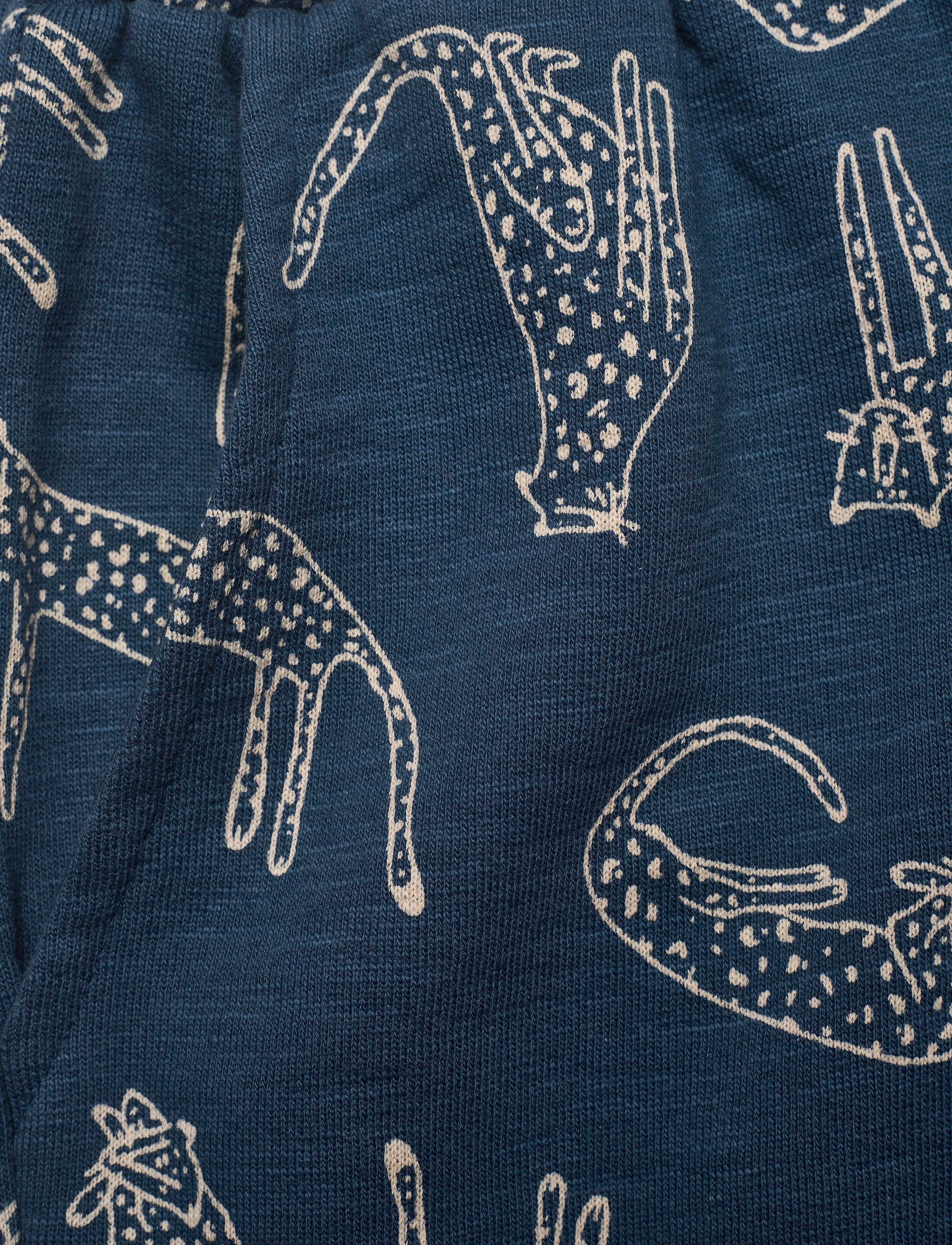 Soft Gallery - Jules Pants - majolica blue, aop loeline - 2