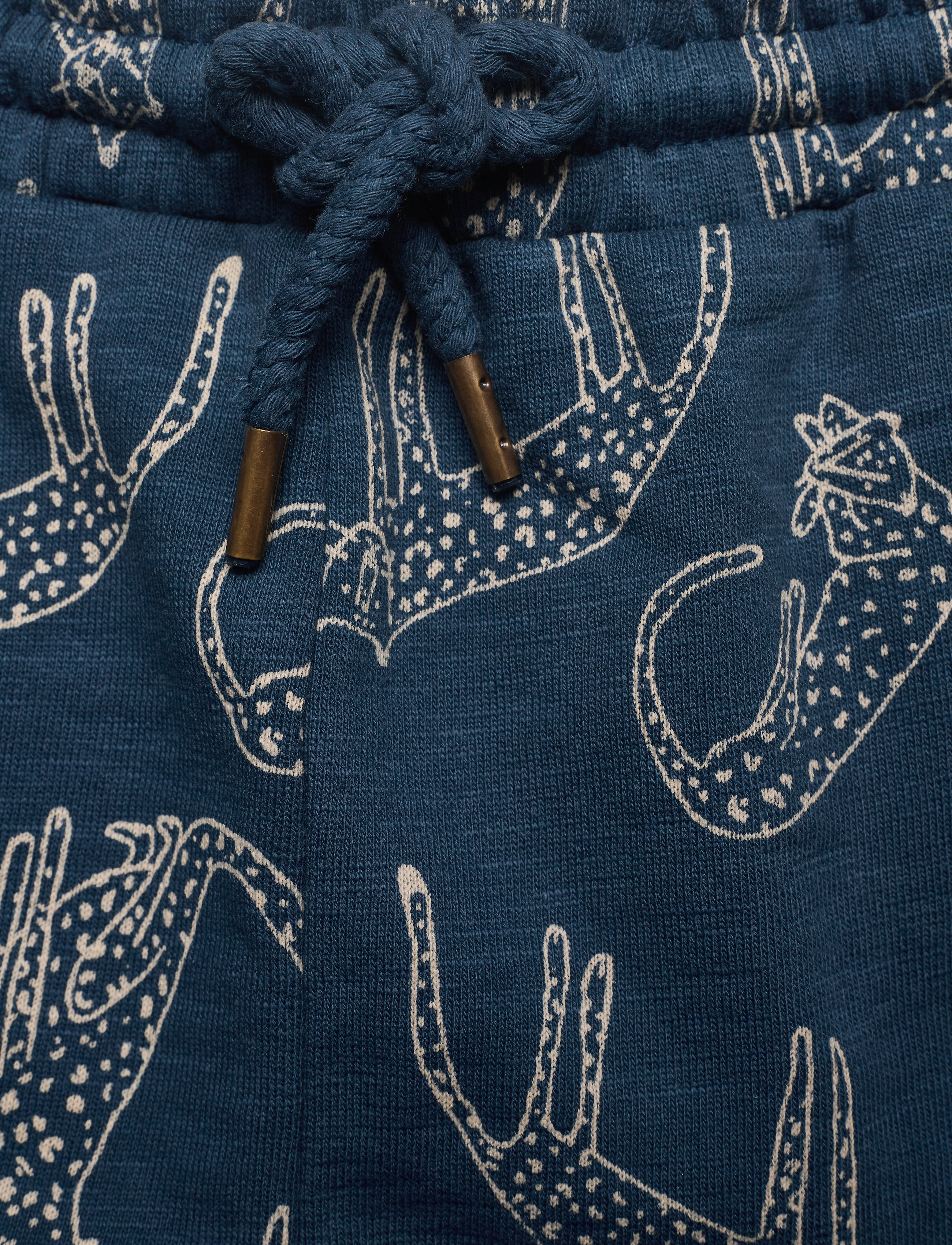 Soft Gallery - Jules Pants - majolica blue, aop loeline - 3