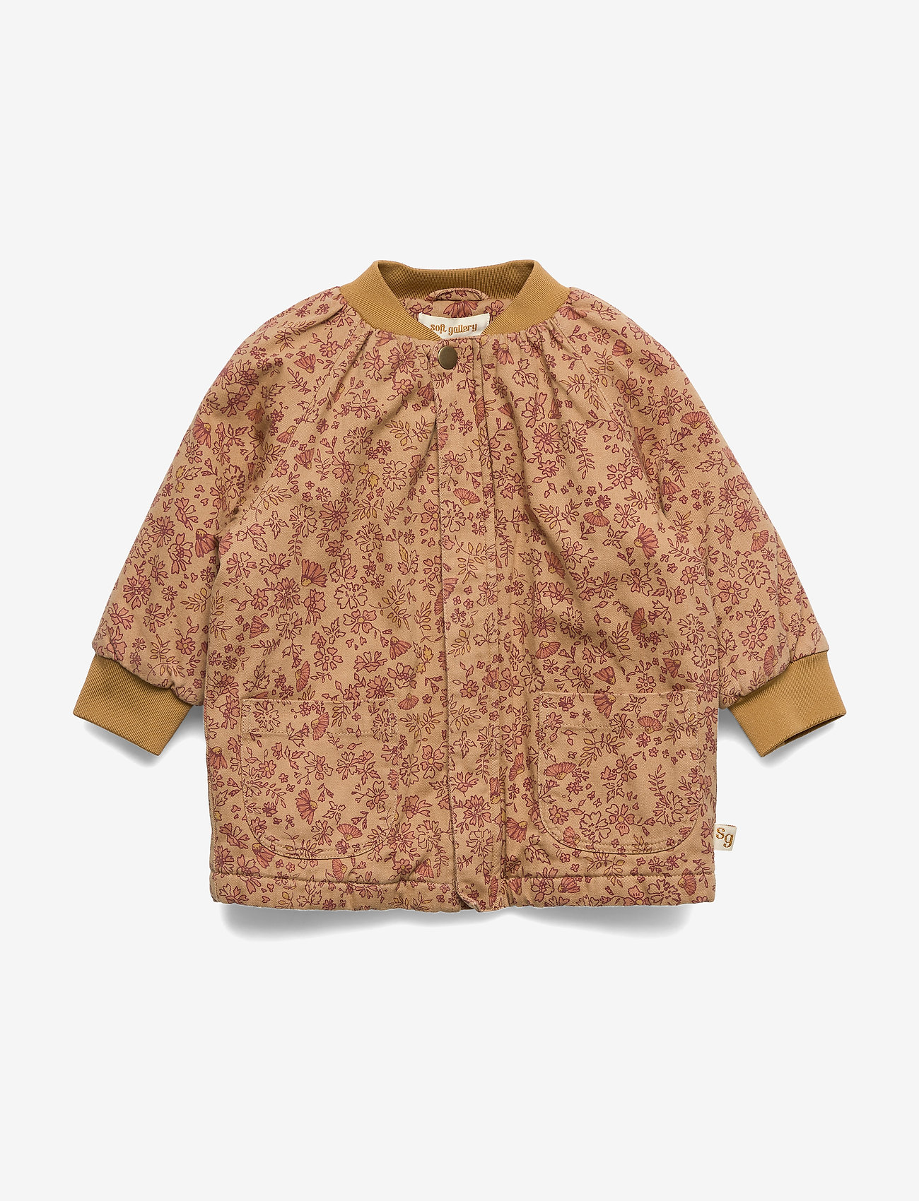 Soft Gallery - Elm Jacket - doe, aop flora - 0