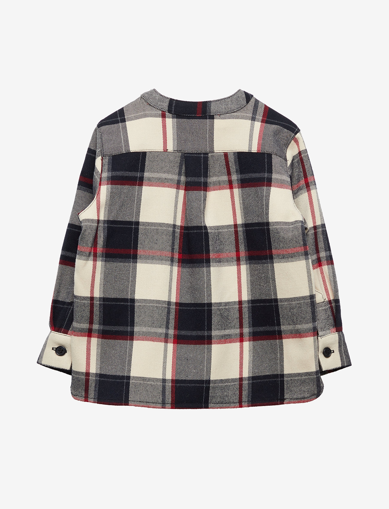 Soft Gallery - Ezra Shirt - rbw check, owl patch grey - 1
