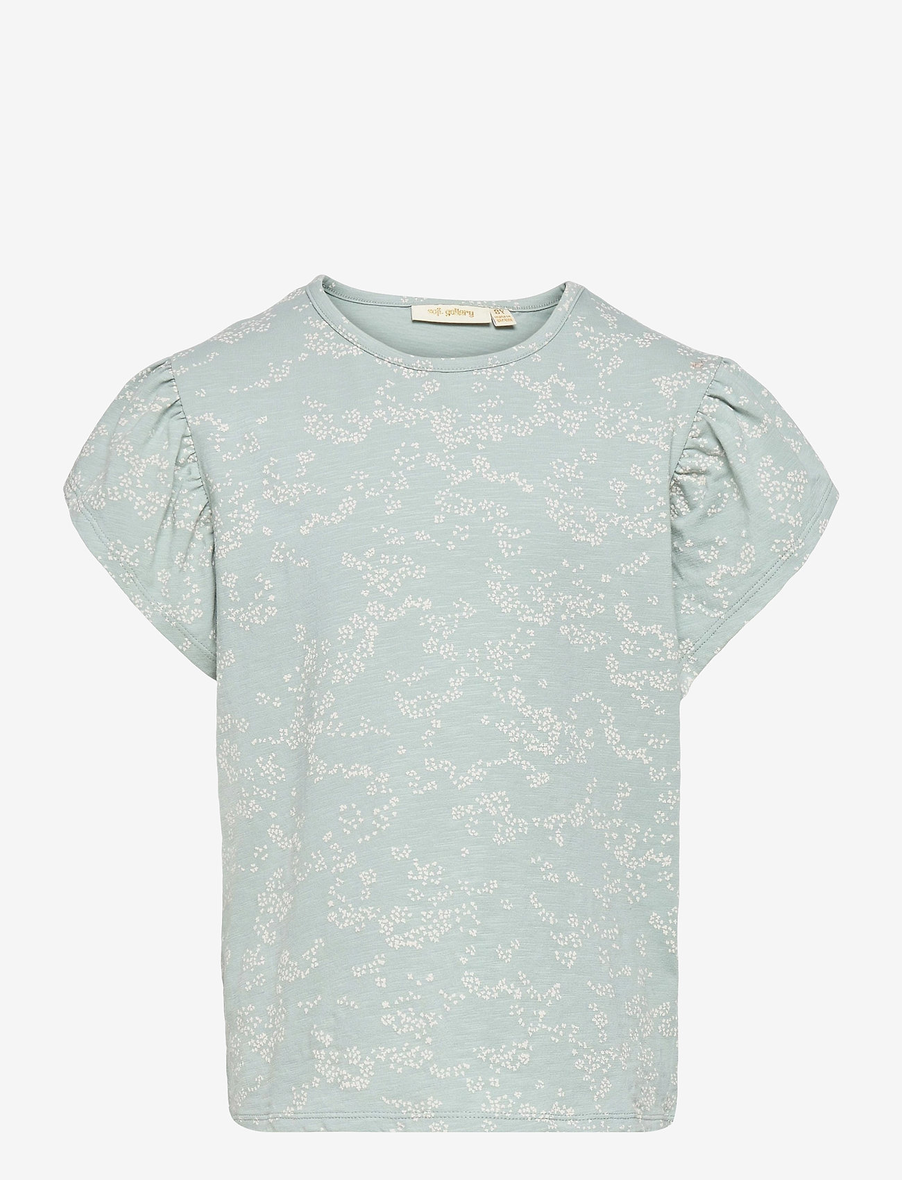 Soft Gallery - Hilde T-shirt - abyss, aop flowerdust - 0