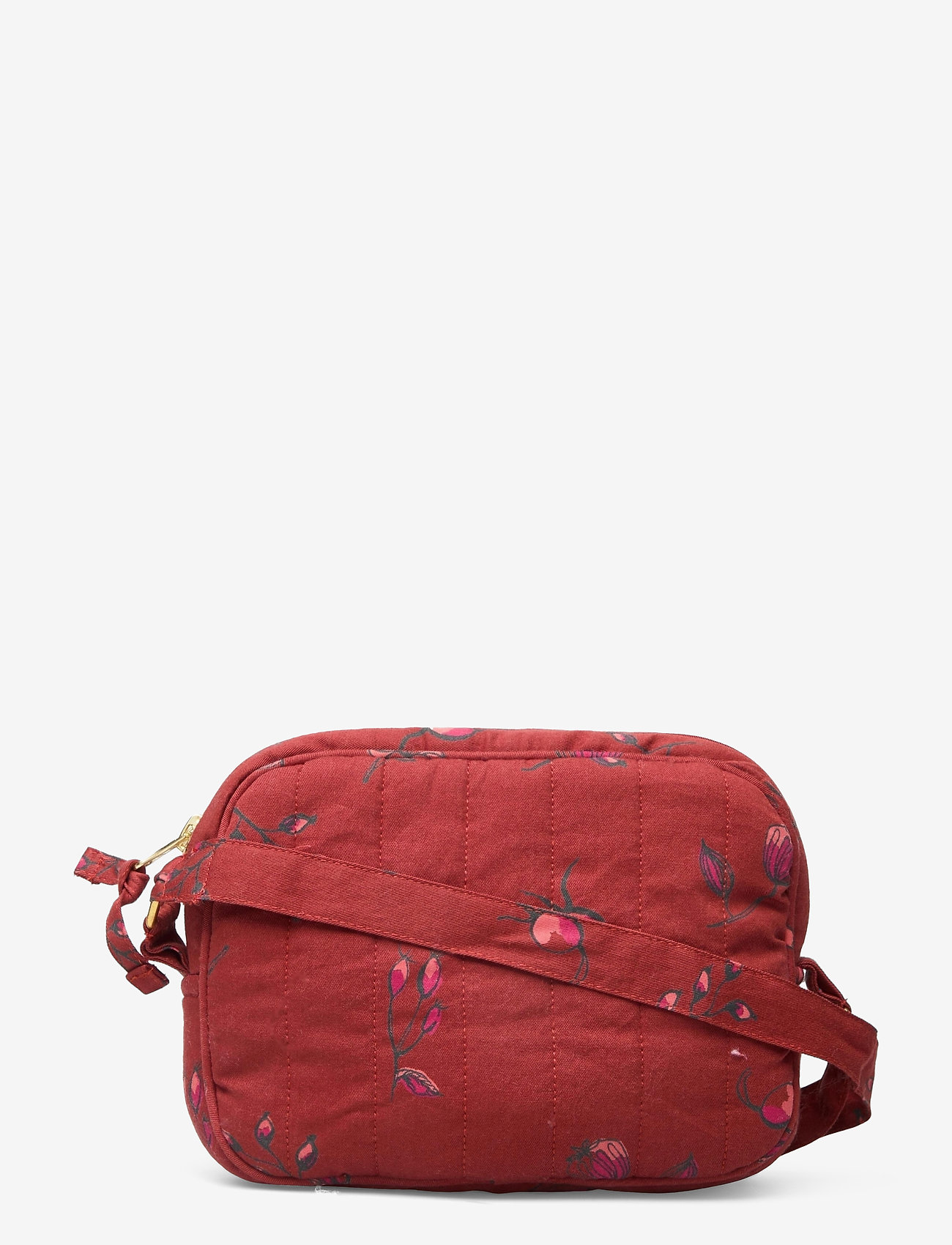 Soft Gallery - Mini Quilt Bag - red ochre, aop cloudberry - 0