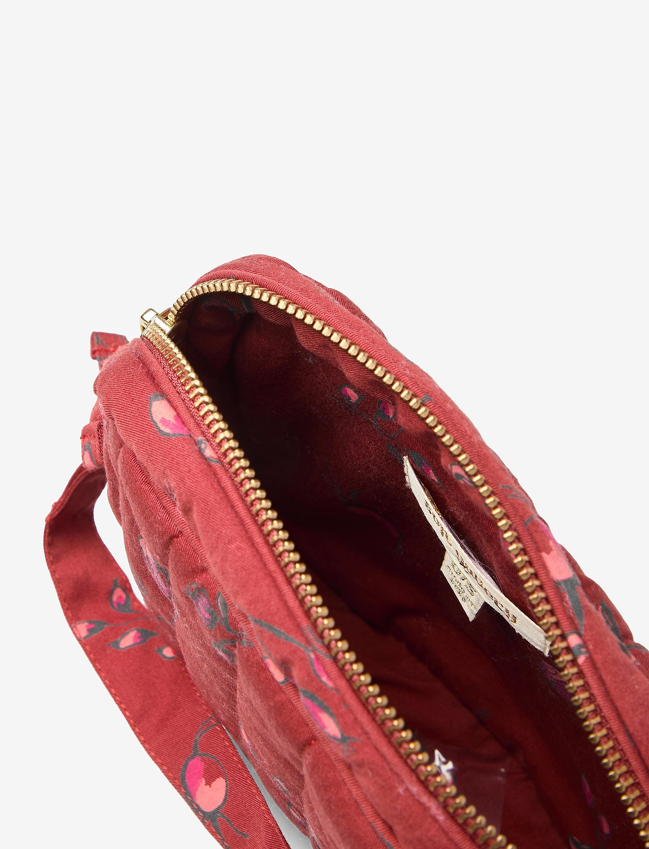 Soft Gallery - Mini Quilt Bag - red ochre, aop cloudberry - 3