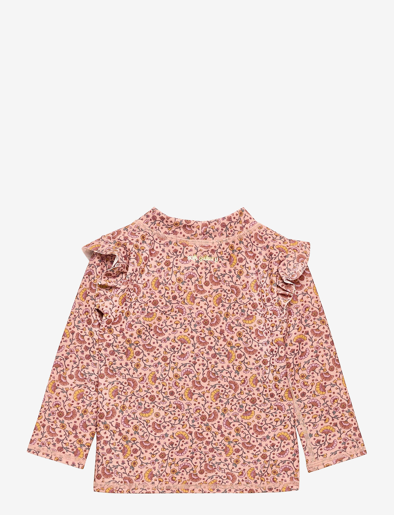 Soft Gallery - Baby Fee Sun Shirt - misty rose, aop flower swim - 1