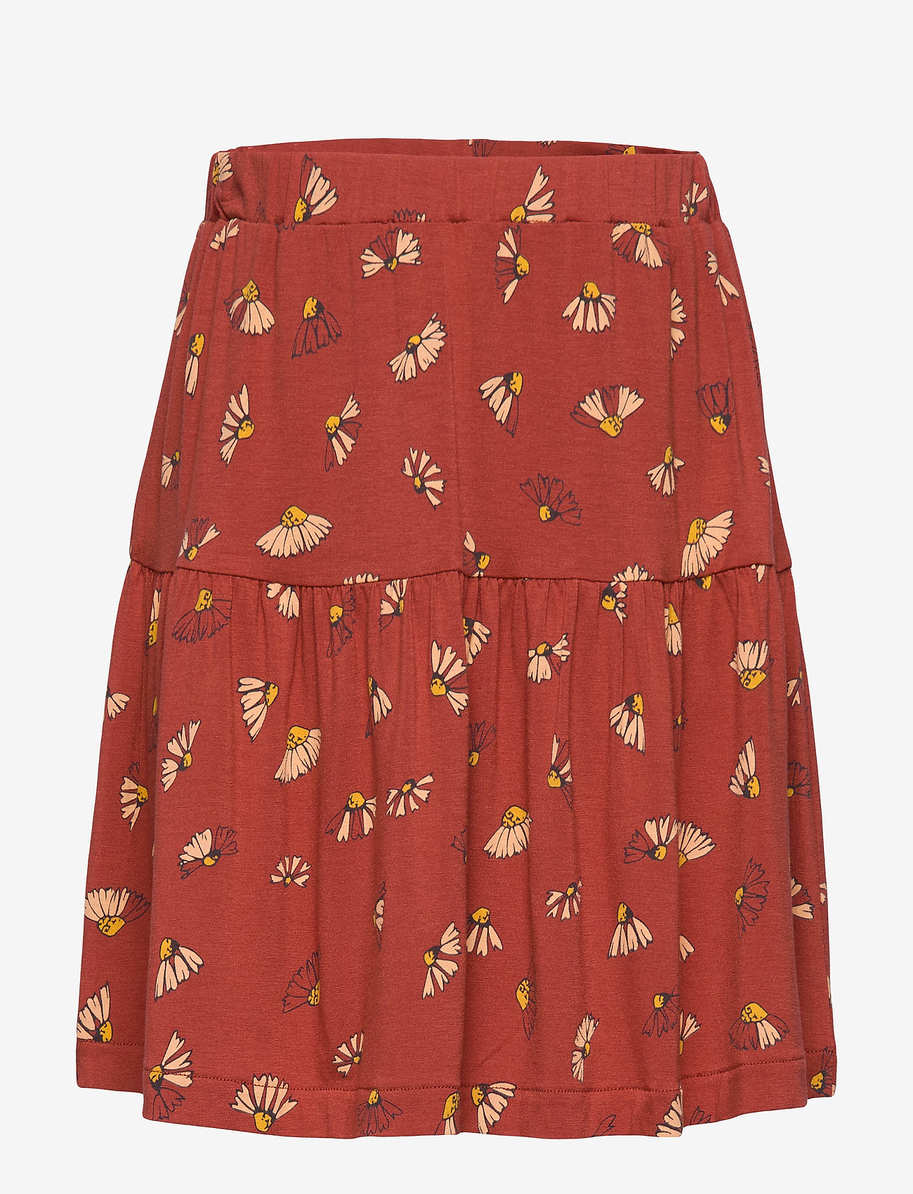 Soft Gallery - Fennel Skirt - burnt brick, aop camomile - 0