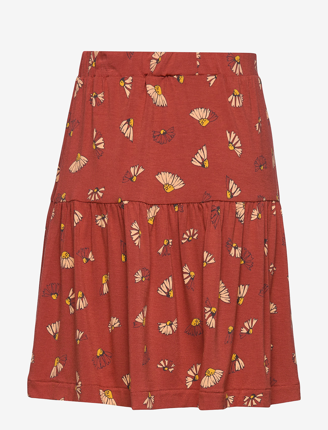 Soft Gallery - Fennel Skirt - burnt brick, aop camomile - 1