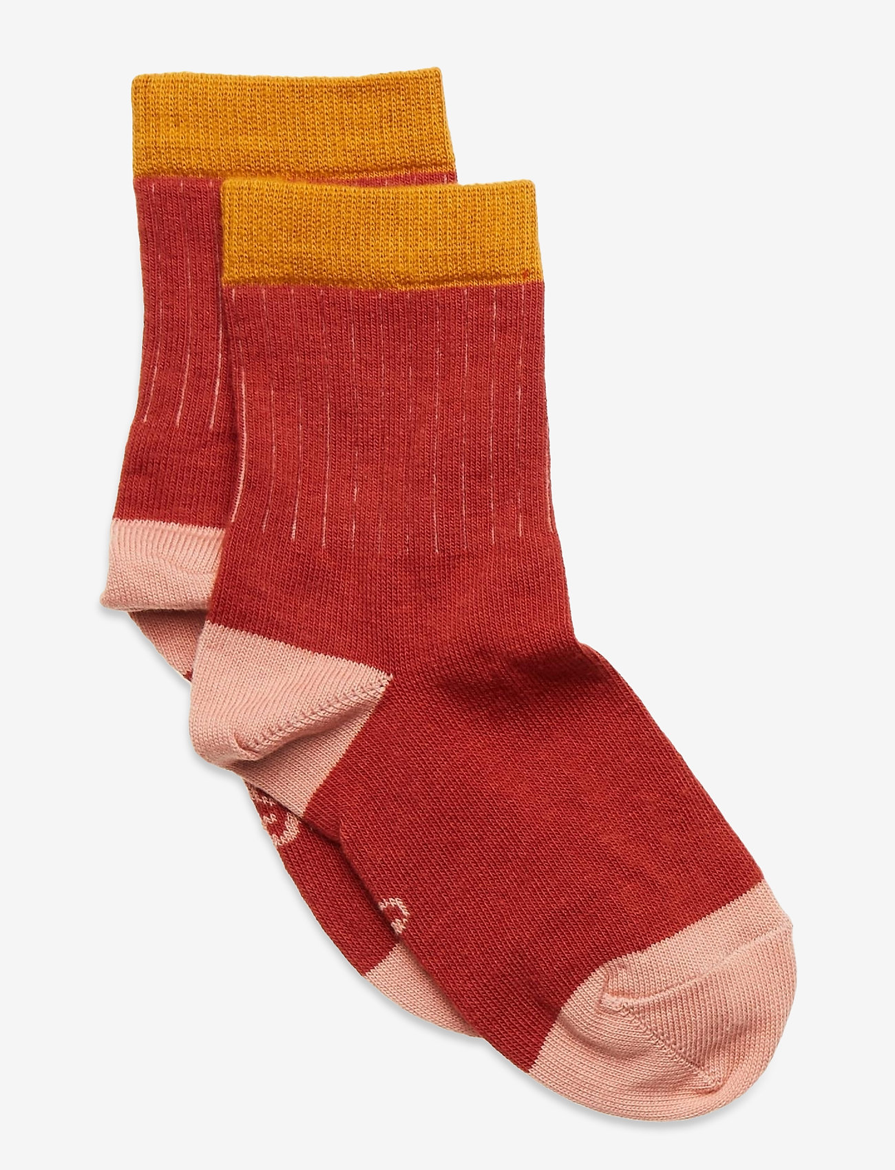 Soft Gallery - Junior Girl Socks - red okker - 0
