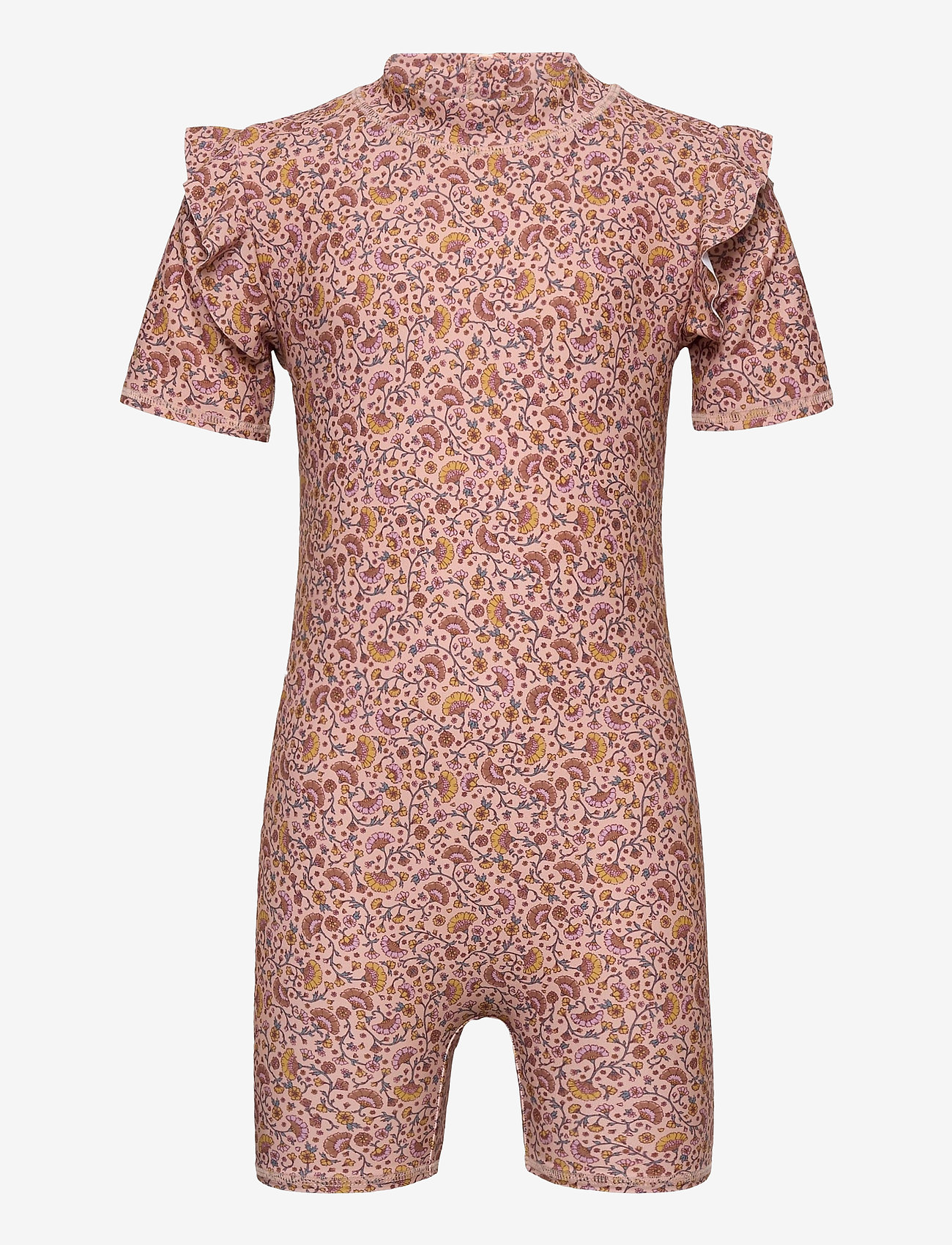 Soft Gallery - Filly Sunsuit - misty rose, aop flower swim - 0