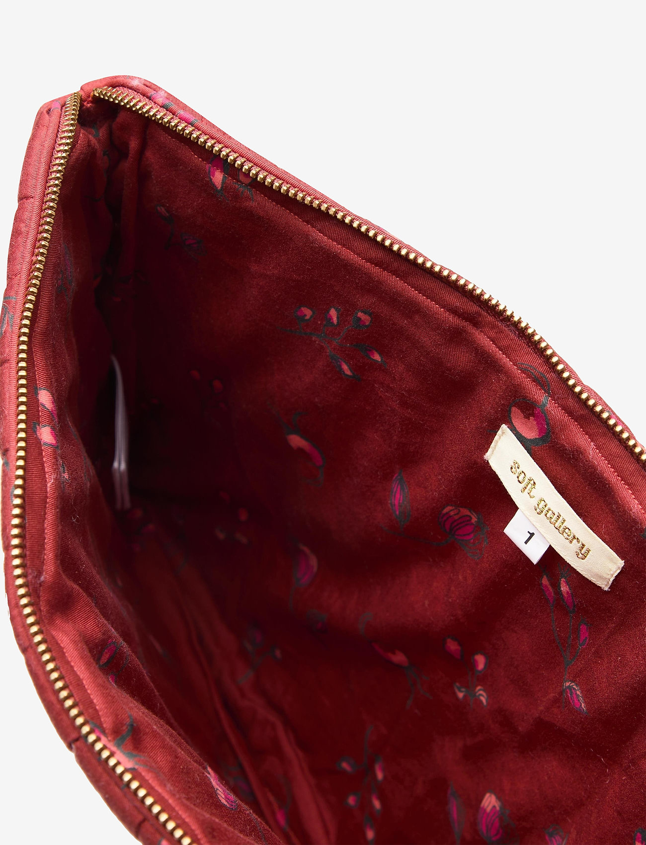 Soft Gallery - Sleeve - red ochre, aop cloudberry - 3