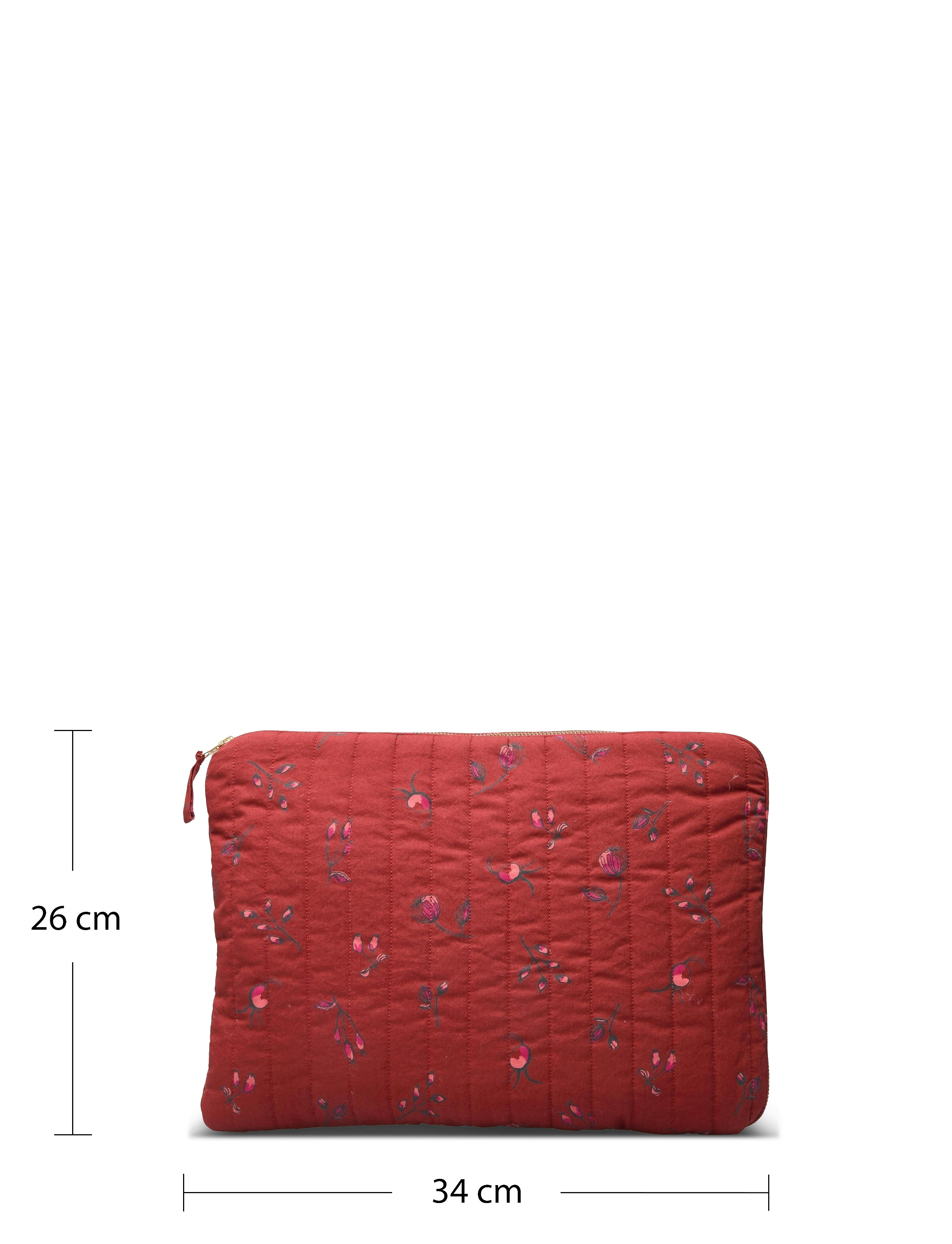 Soft Gallery - Sleeve - red ochre, aop cloudberry - 4