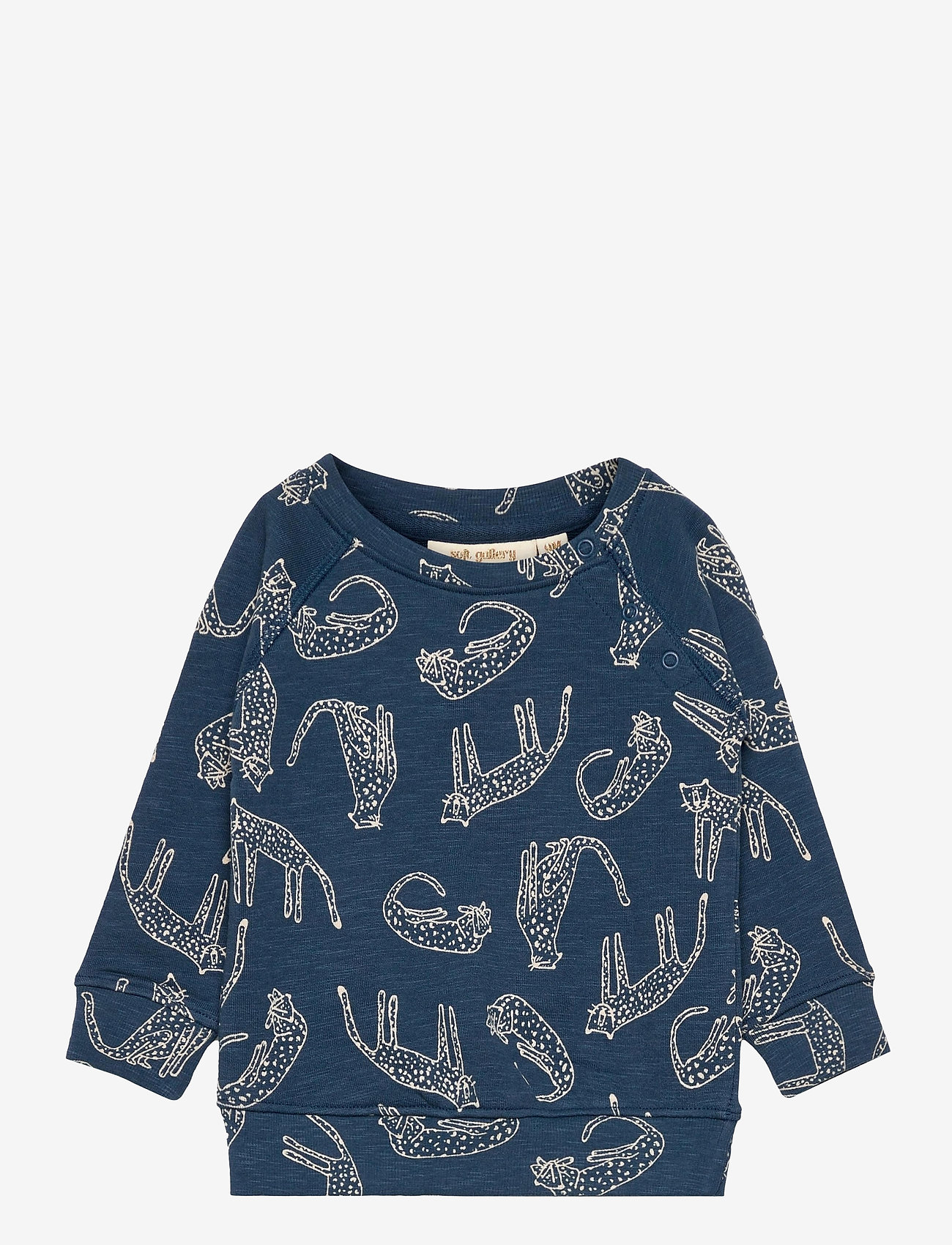 Soft Gallery - Alexi Sweatshirt - majolica blue, aop loeline - 0
